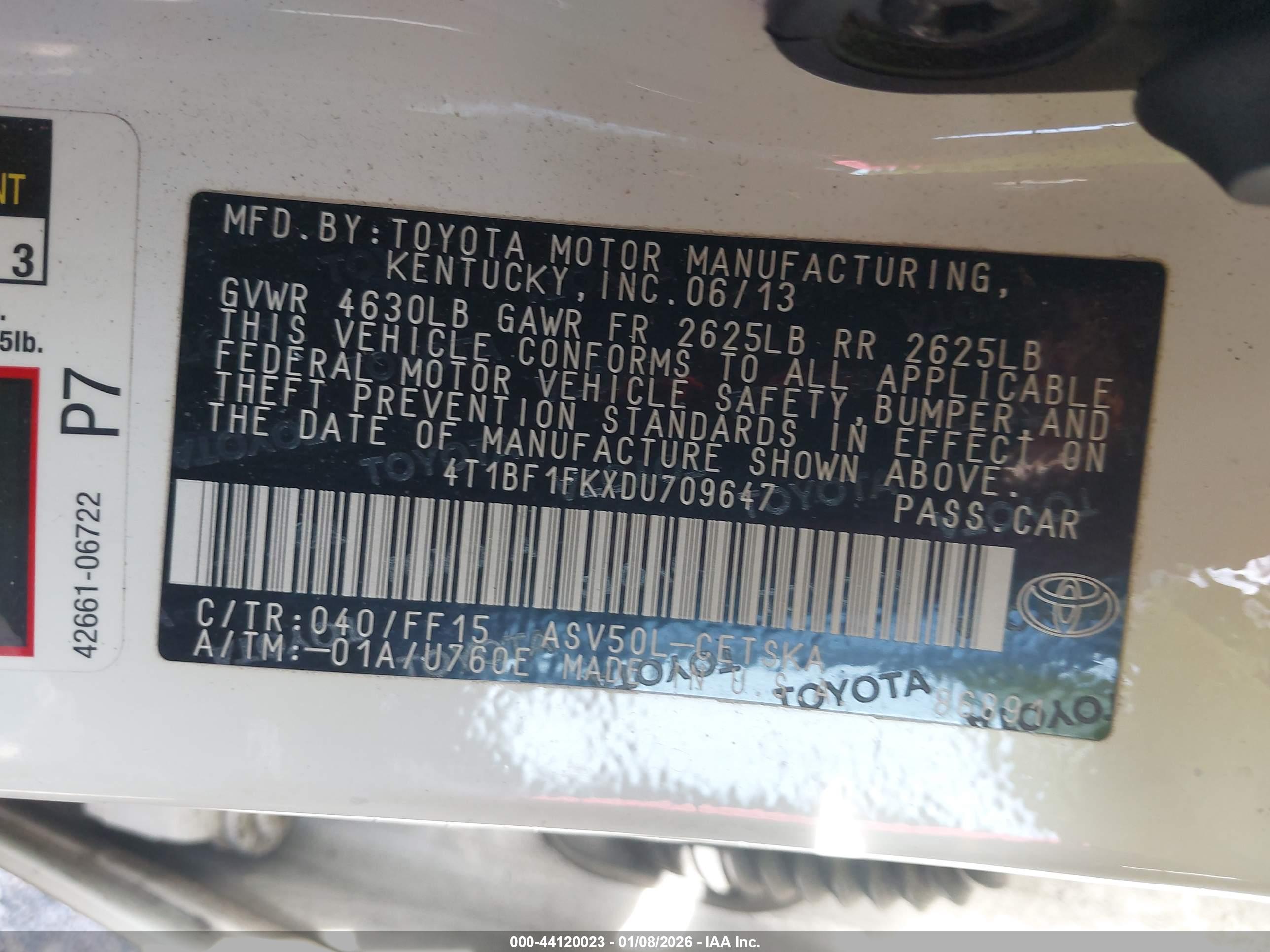 TOYOTA CAMRY image 9