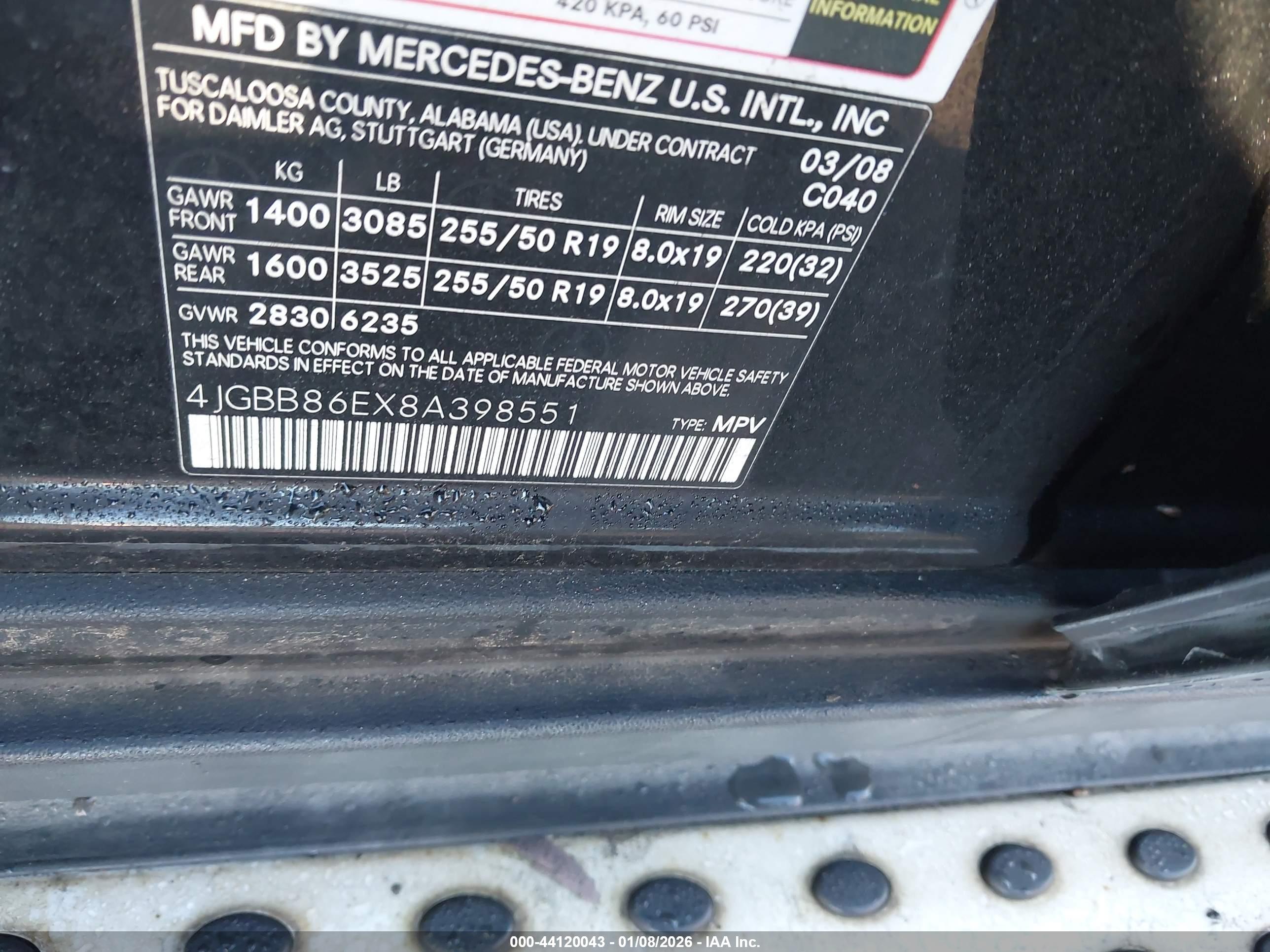 MERCEDES-BENZ ML image 9