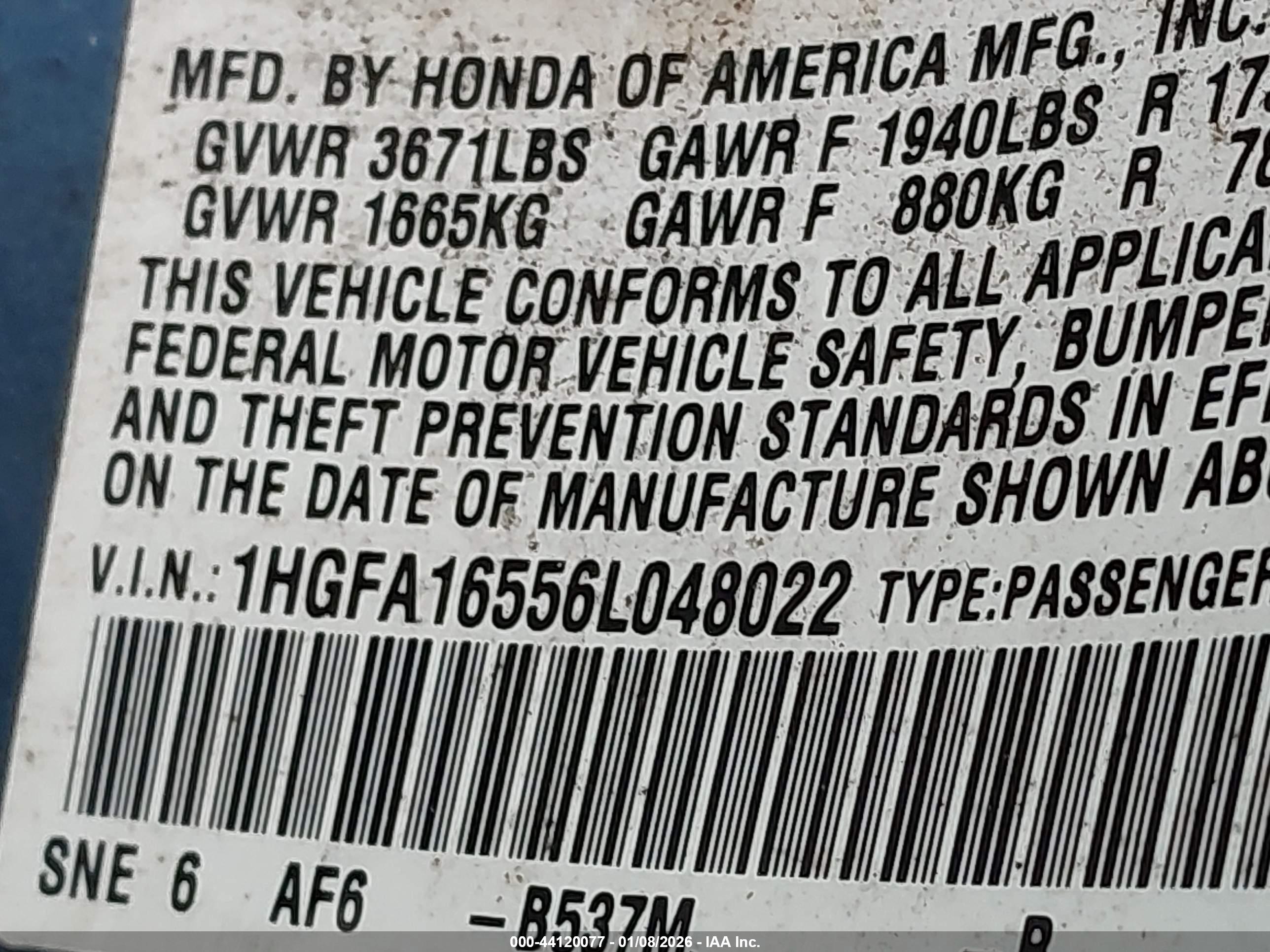 HONDA CIVIC image 9