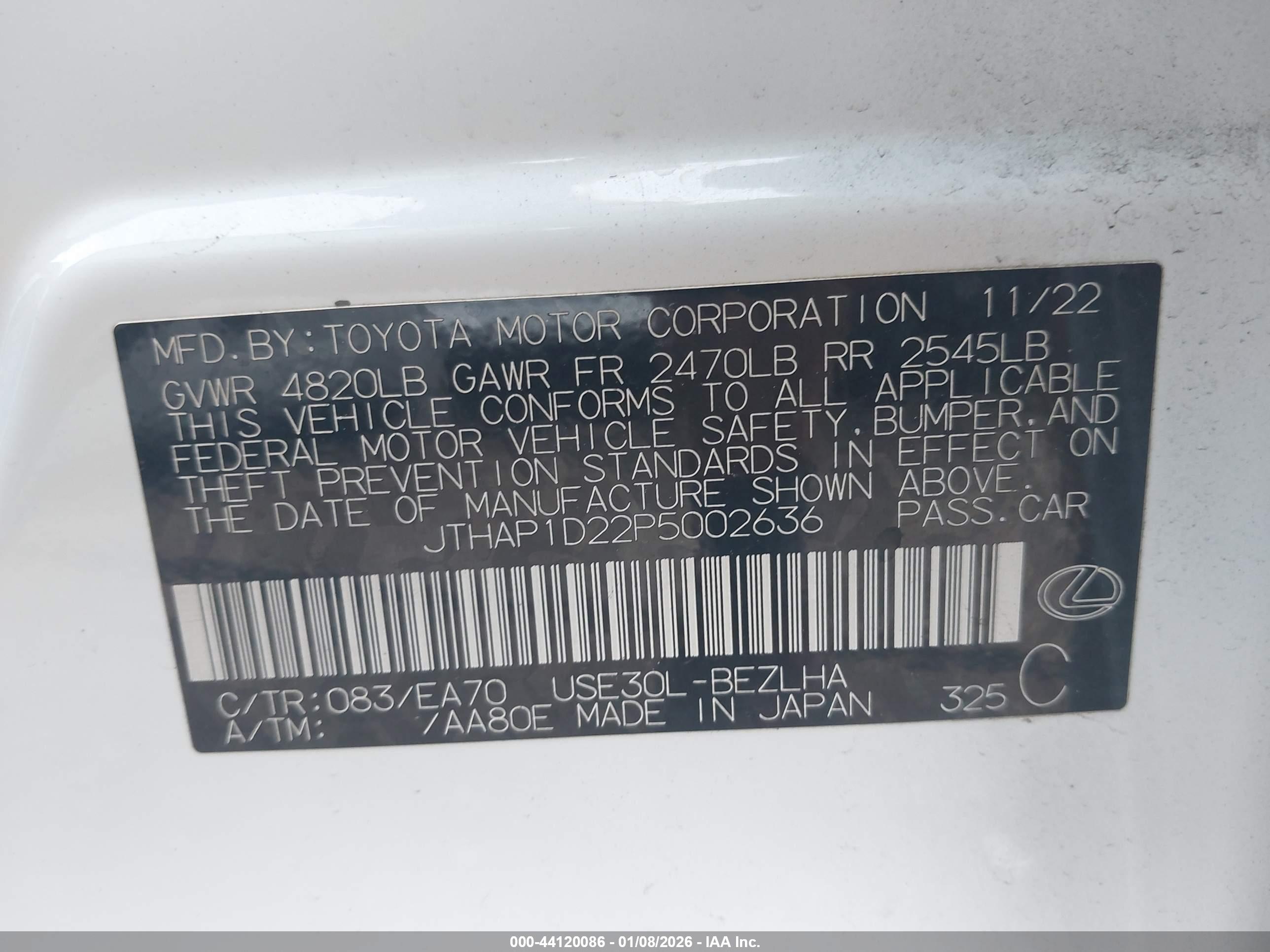 LEXUS IS image 9