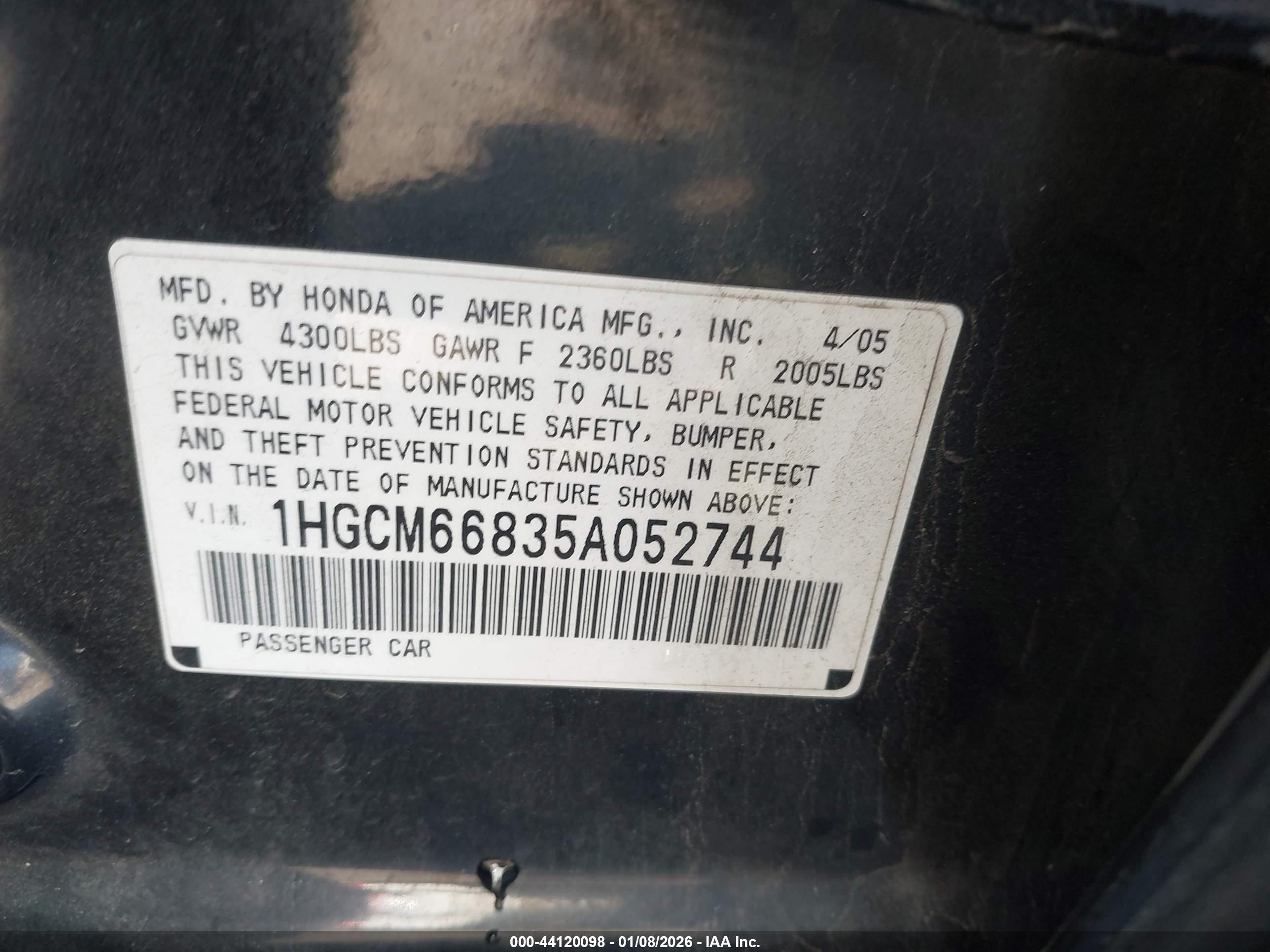 HONDA ACCORD image 9