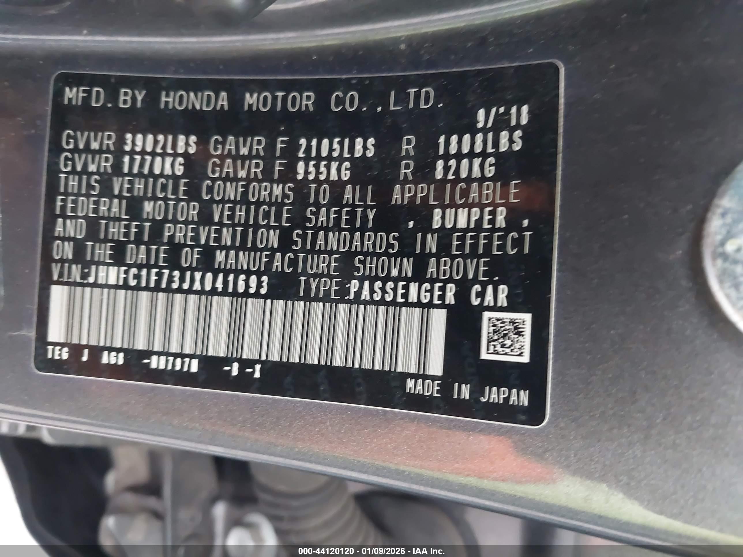 HONDA CIVIC image 9