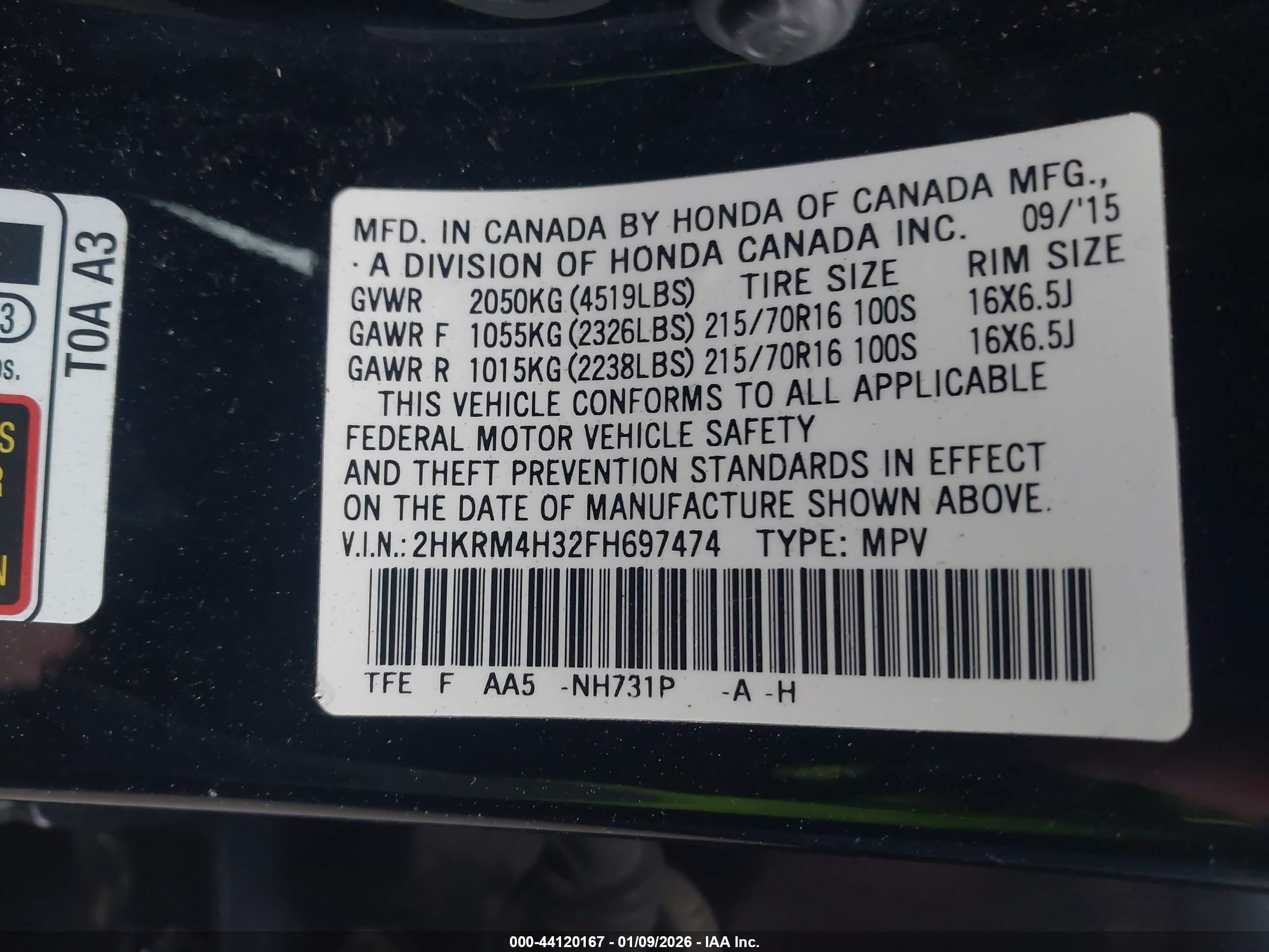 HONDA CR-V image 9