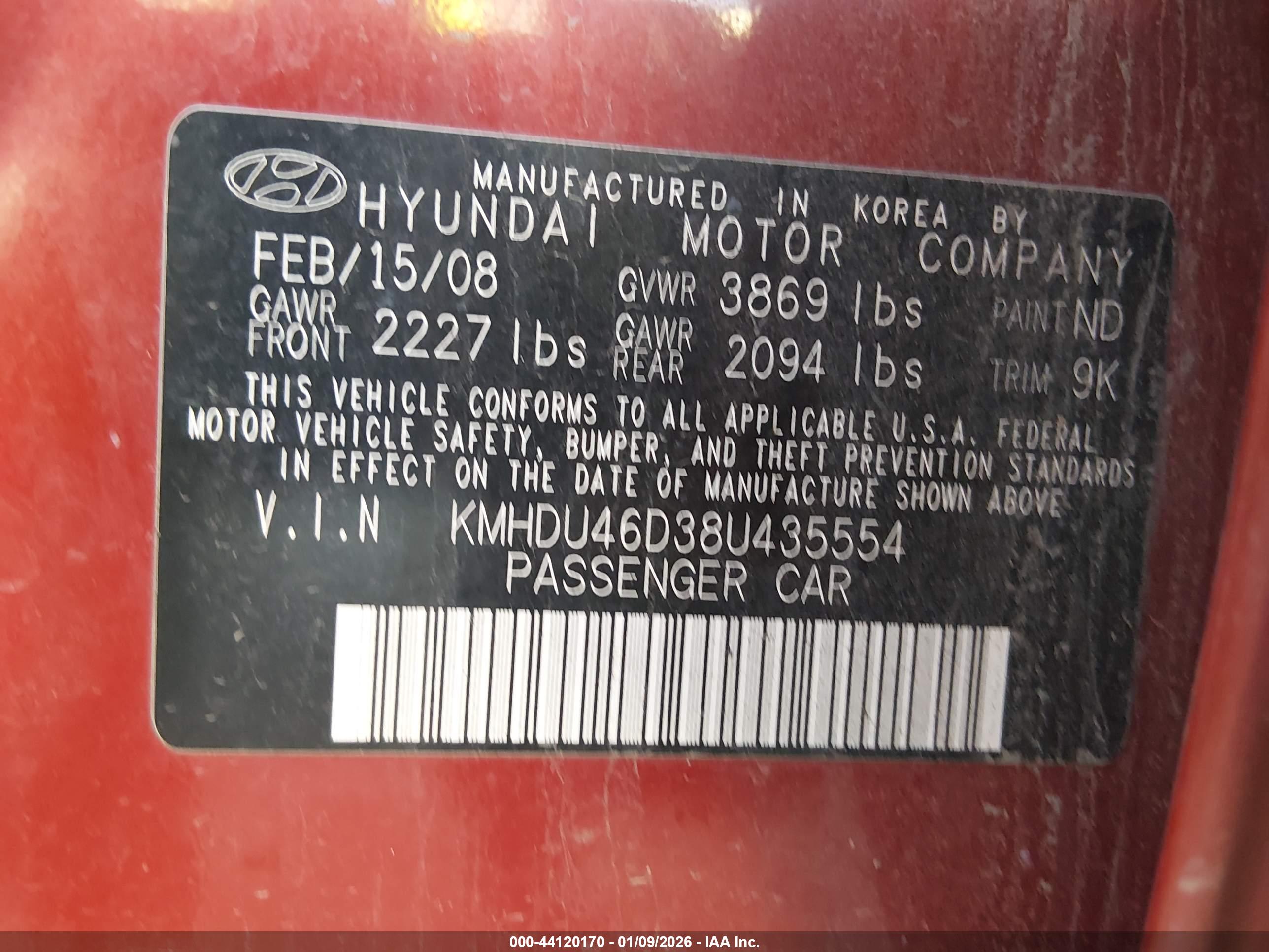 HYUNDAI ELANTRA image 9