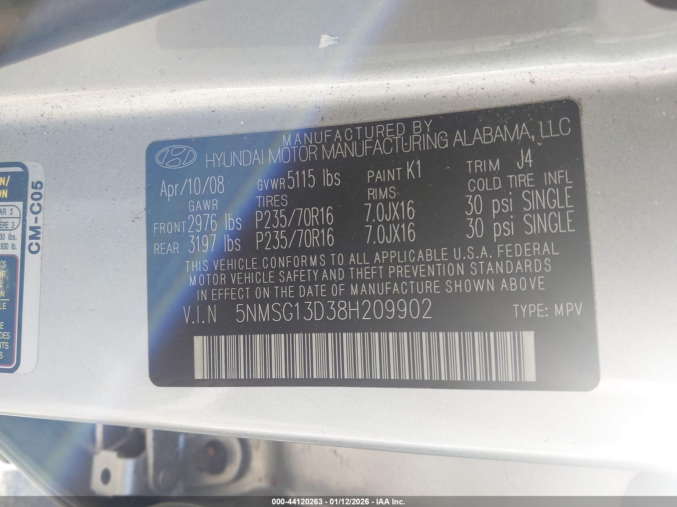 HYUNDAI SANTA image 9