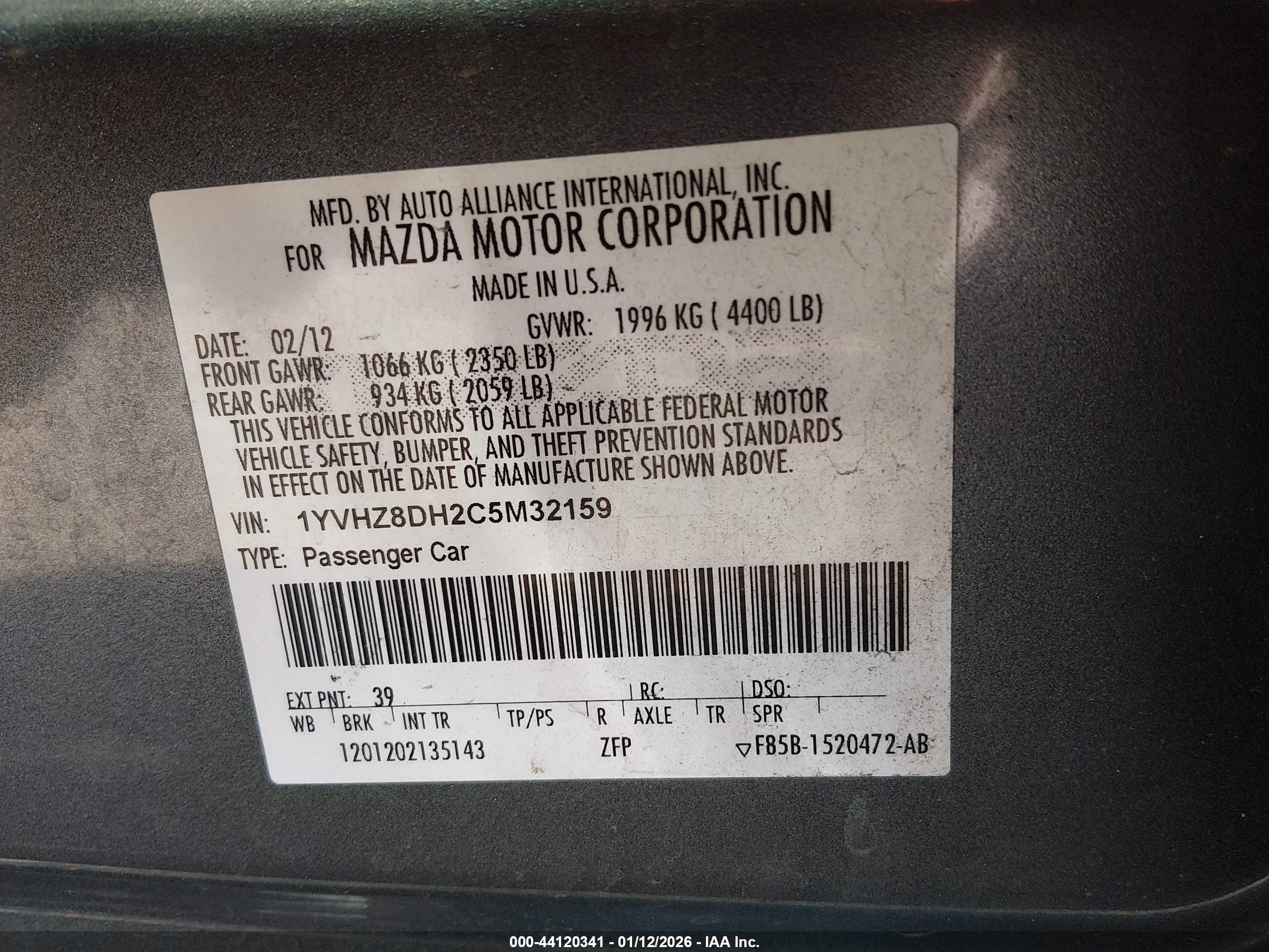 MAZDA MAZDA6 image 9