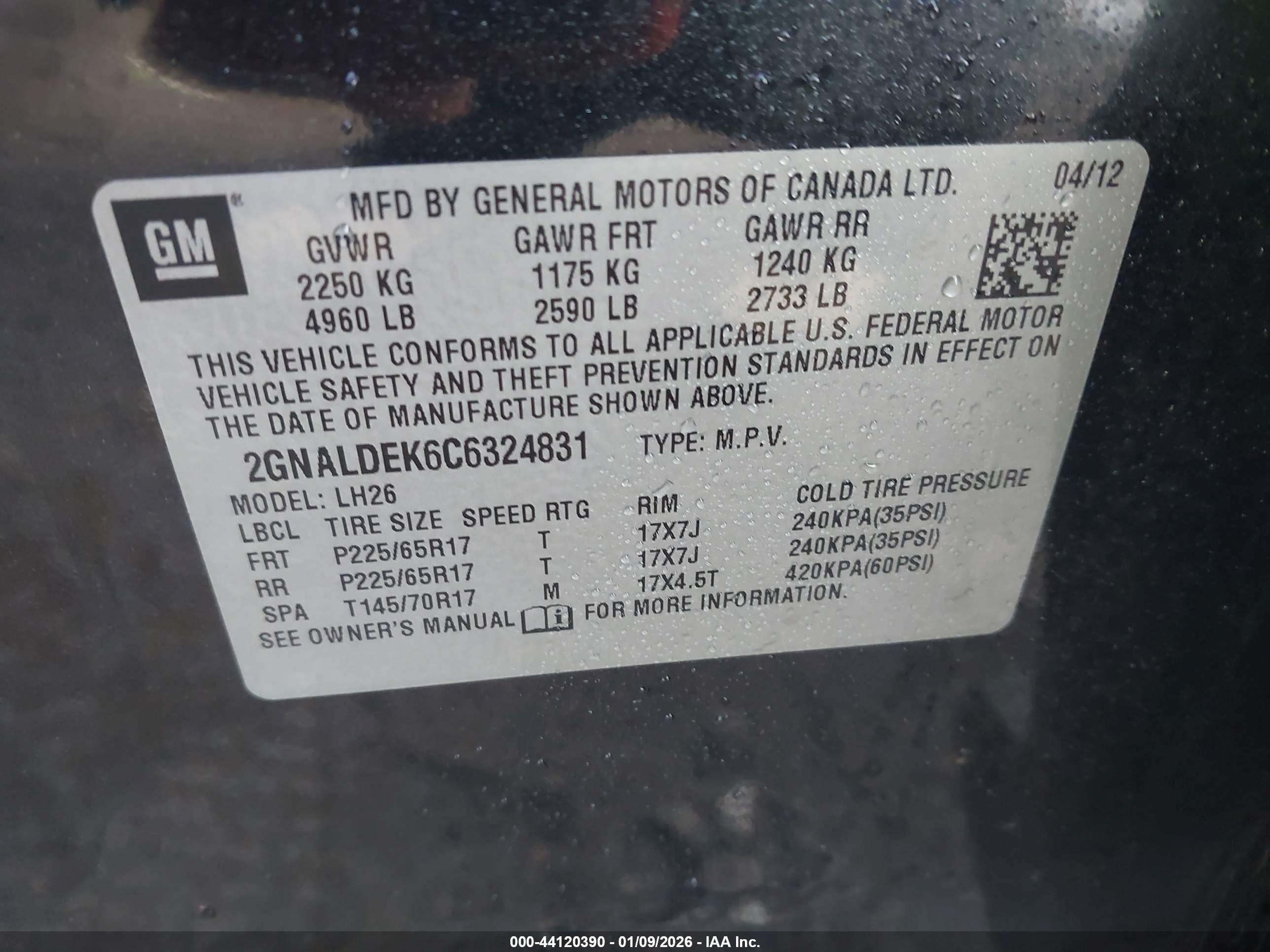 CHEVROLET EQUINOX image 9