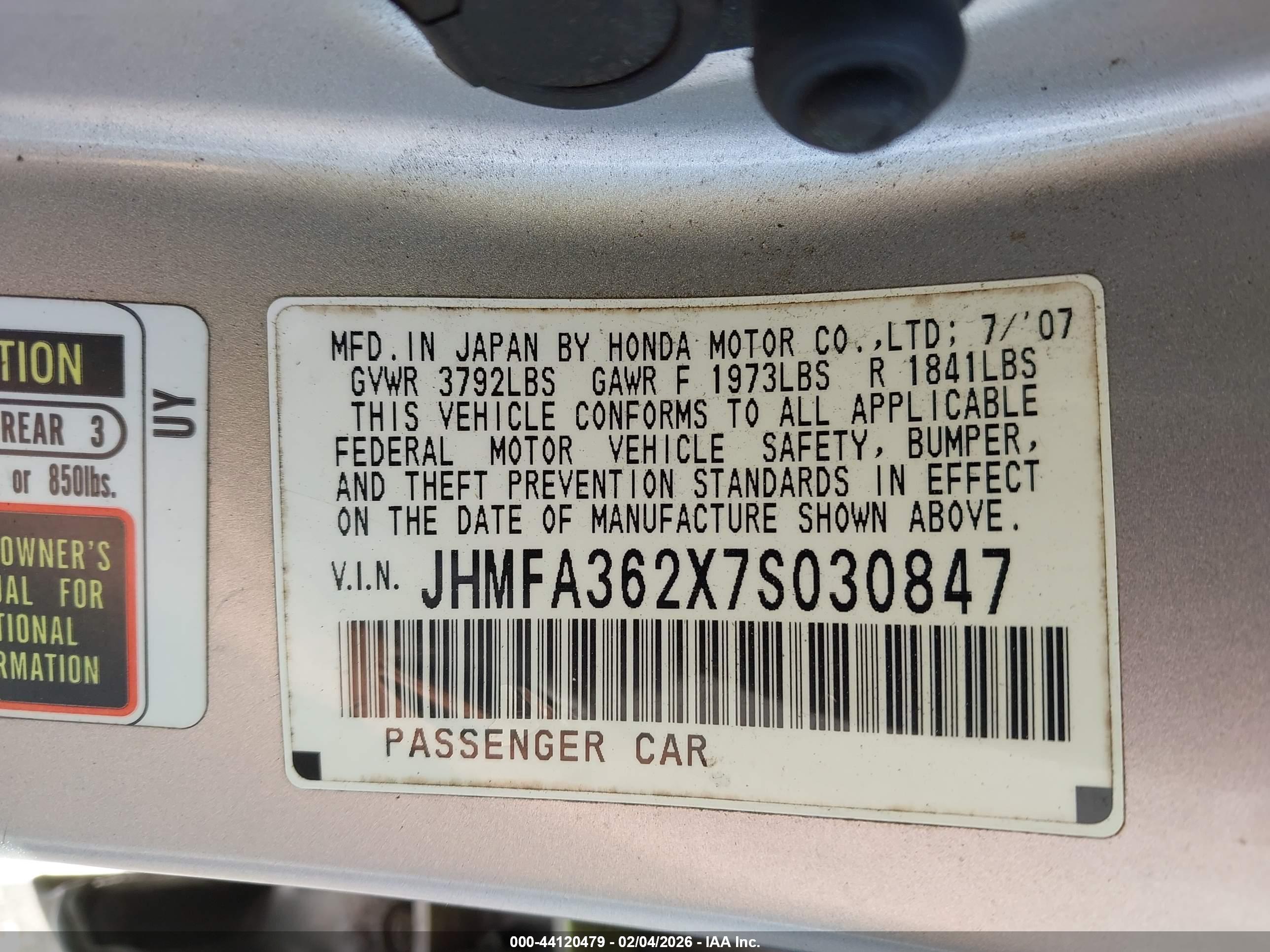 HONDA CIVIC image 9