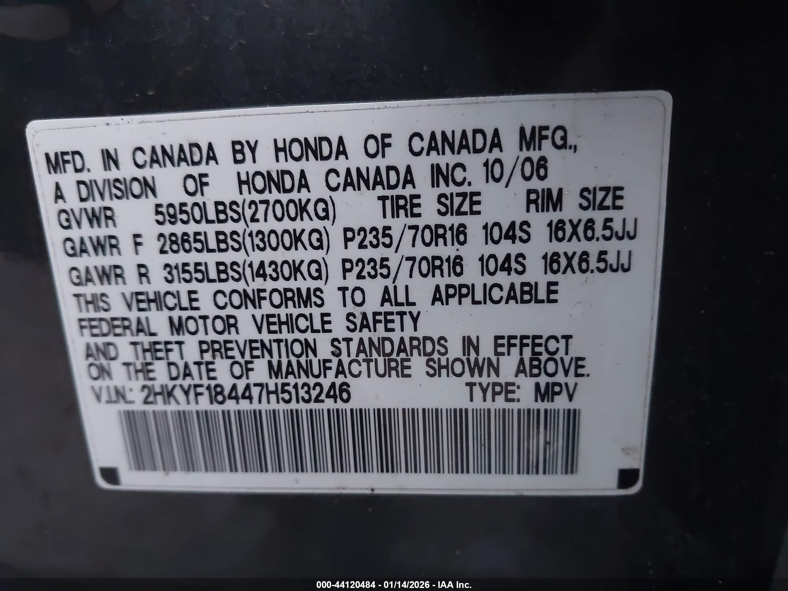 HONDA PILOT image 9