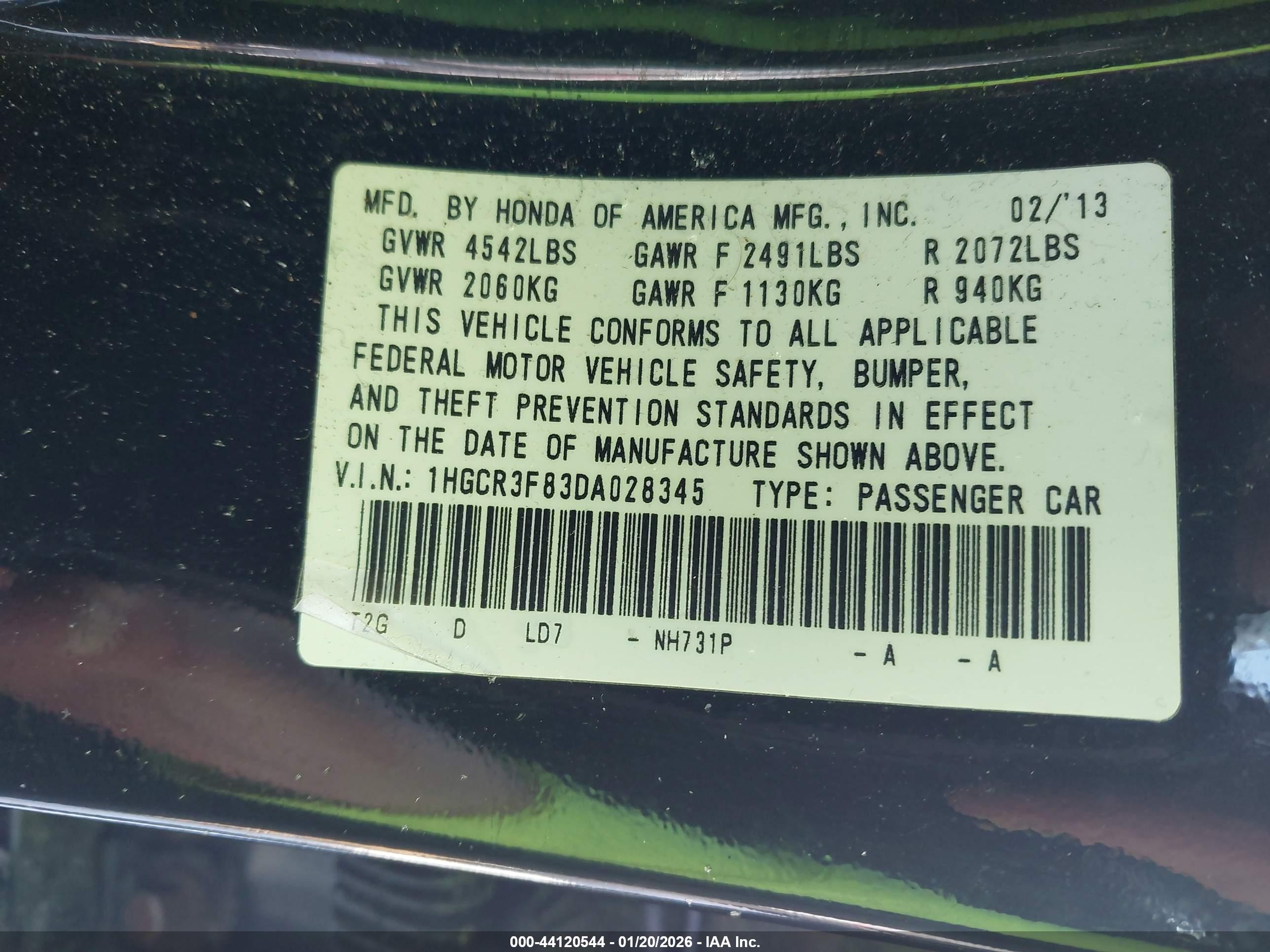 HONDA ACCORD image 9