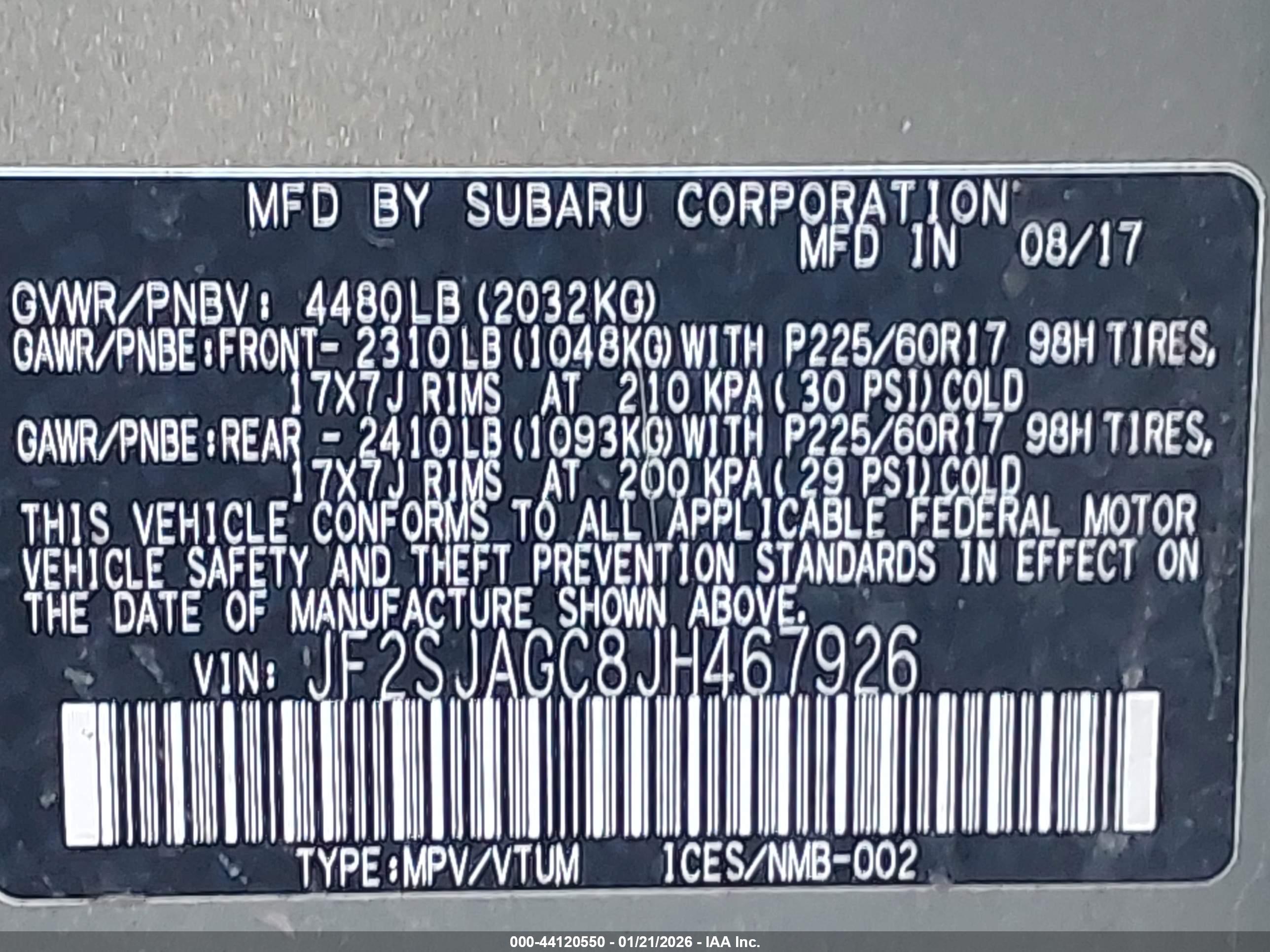 SUBARU FORESTER image 9