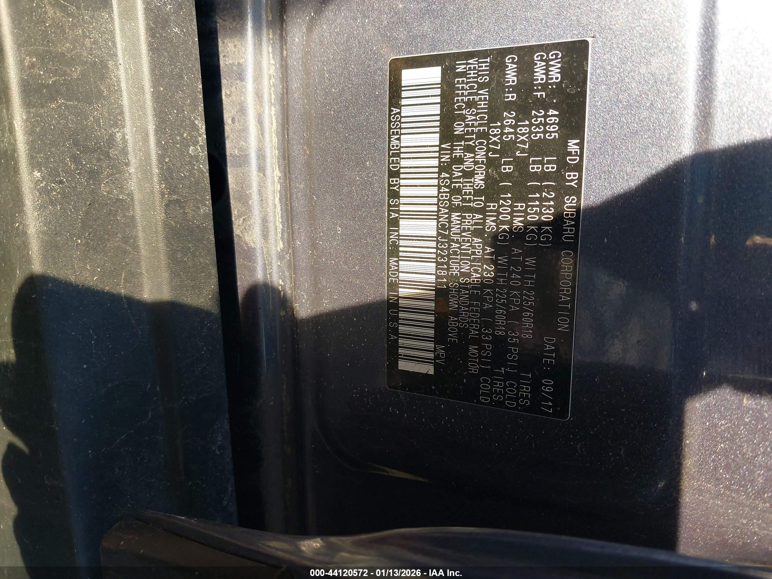SUBARU OUTBACK image 9