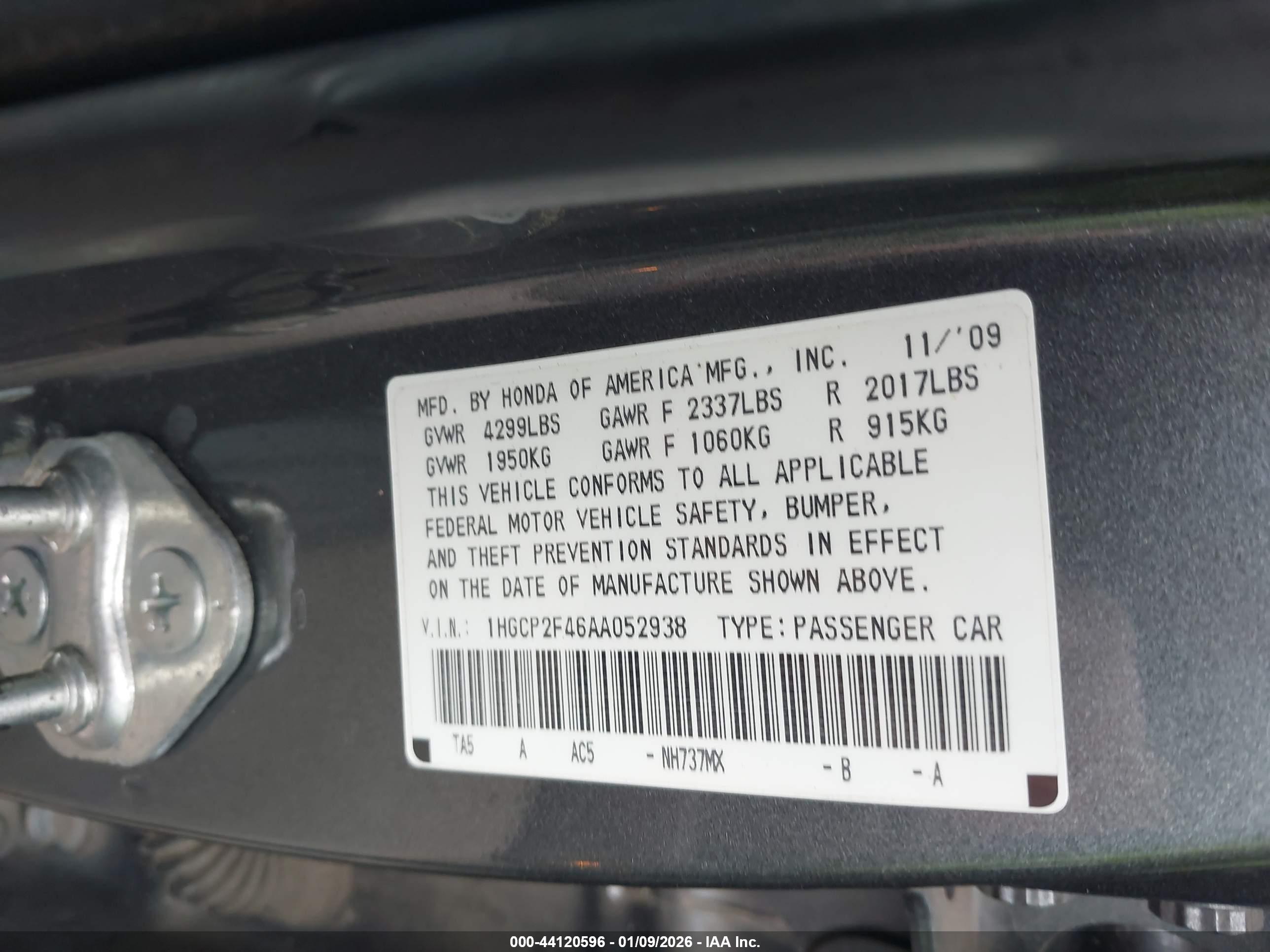 HONDA ACCORD image 9