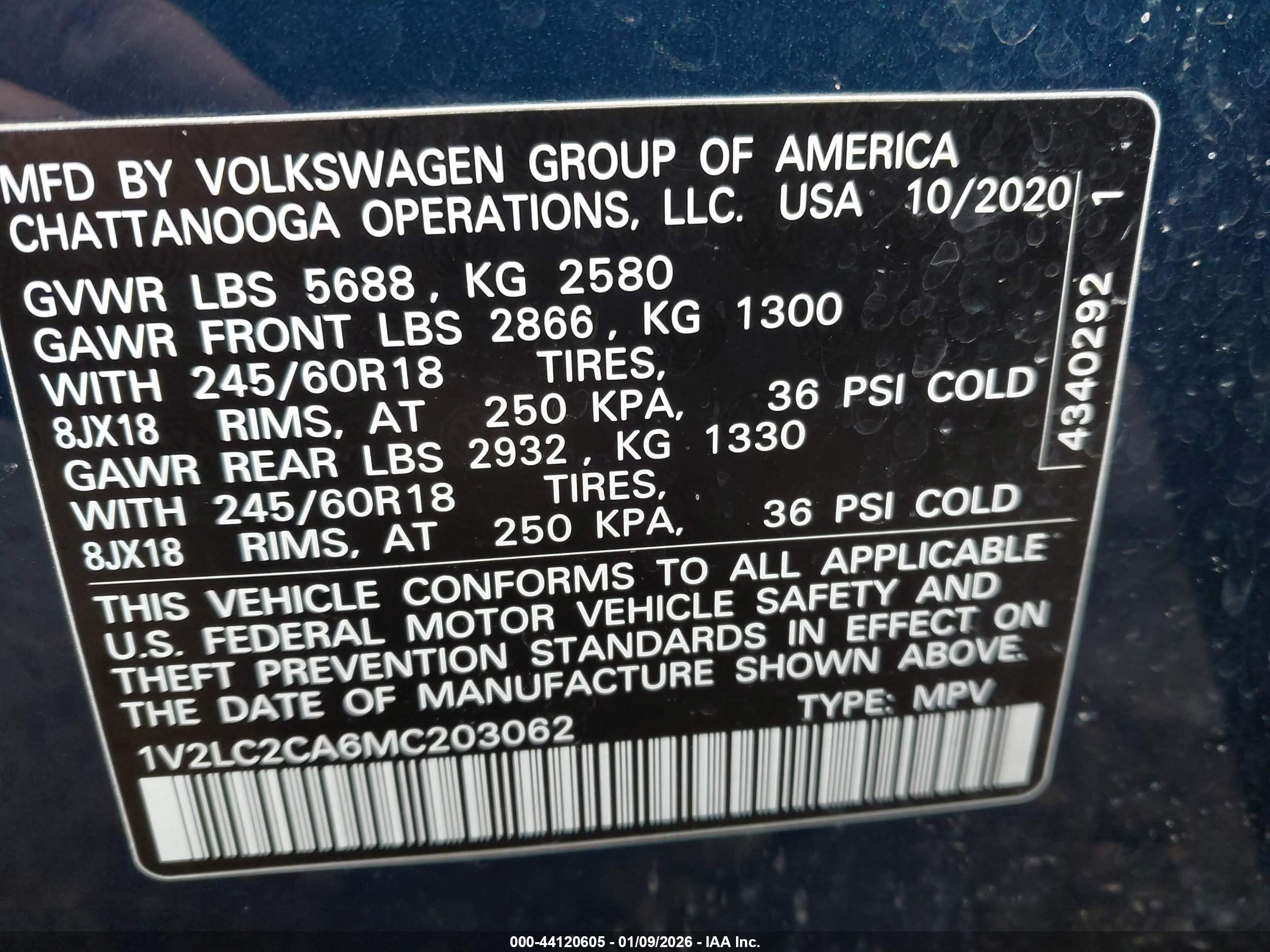VOLKSWAGEN ATLAS image 9