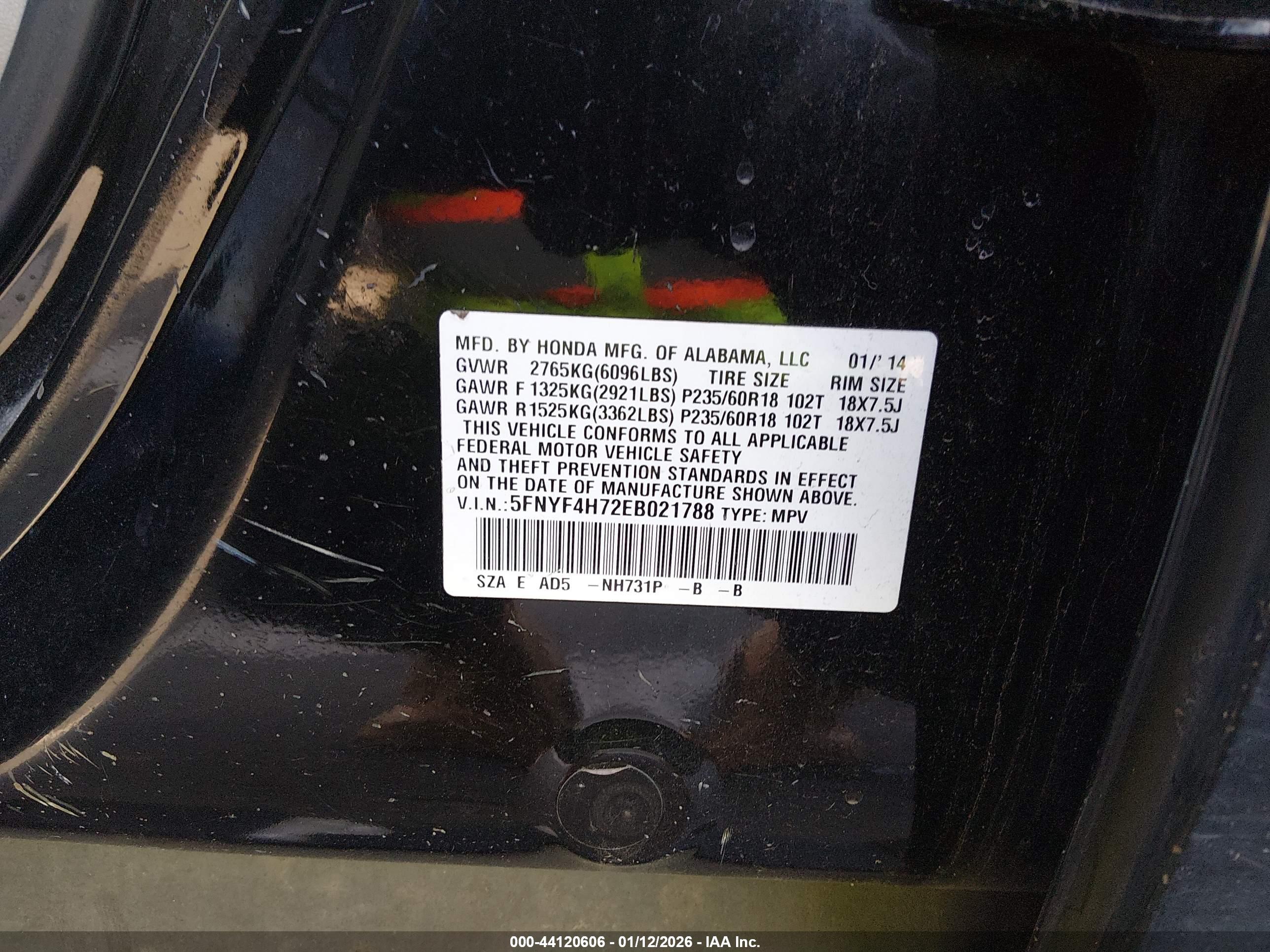 HONDA PILOT image 9