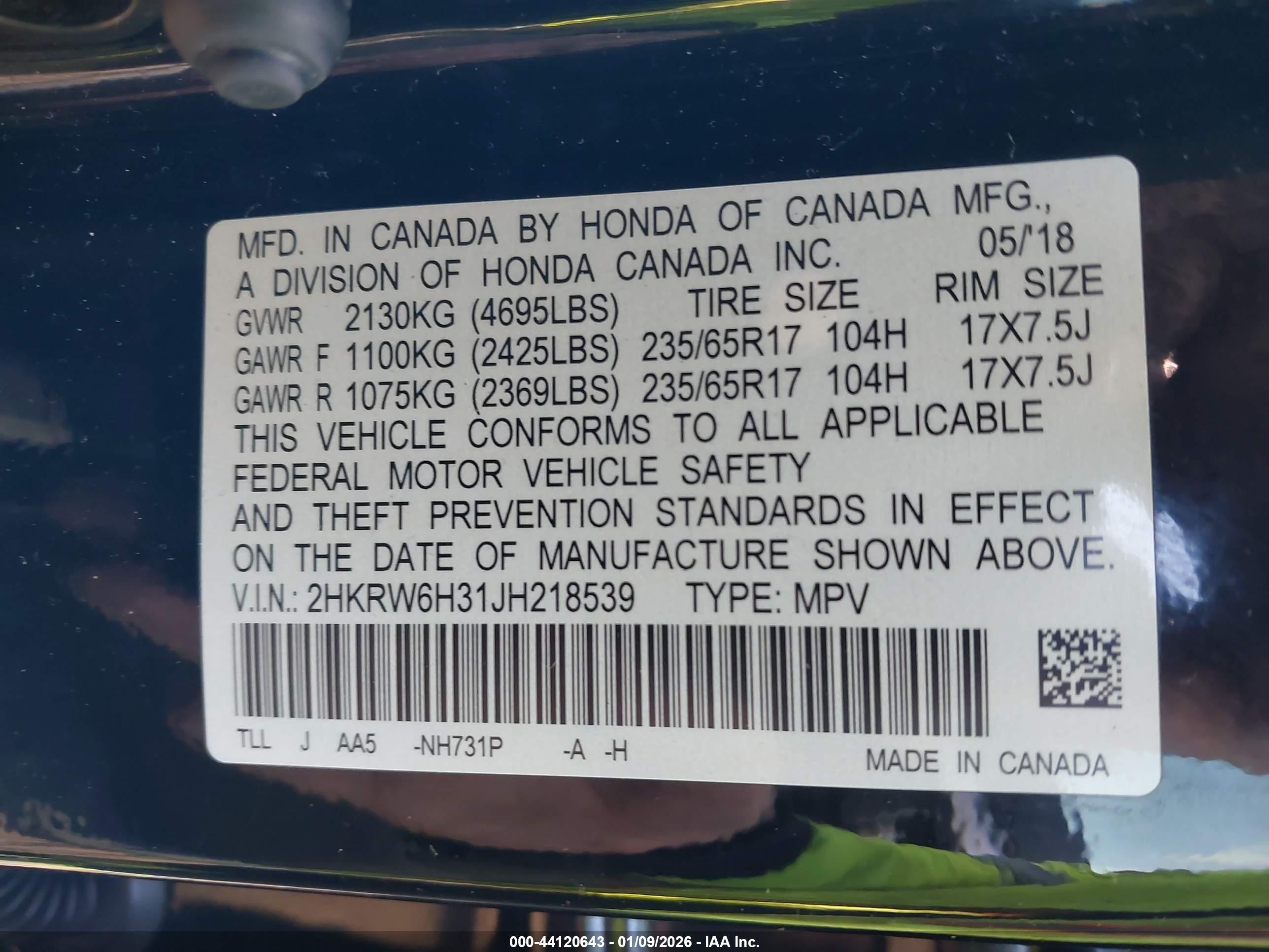 HONDA CR-V image 9