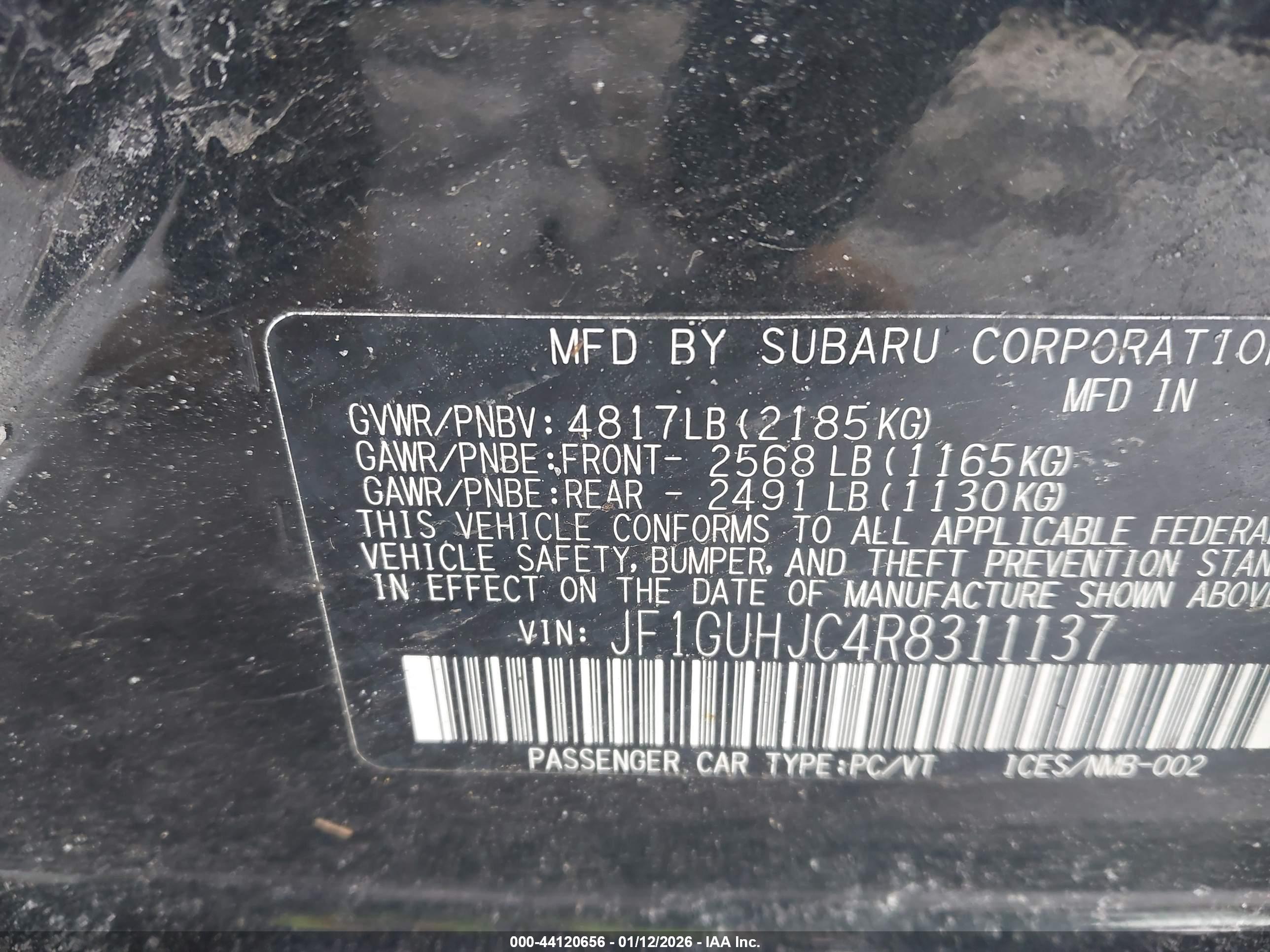 SUBARU IMPREZA image 9