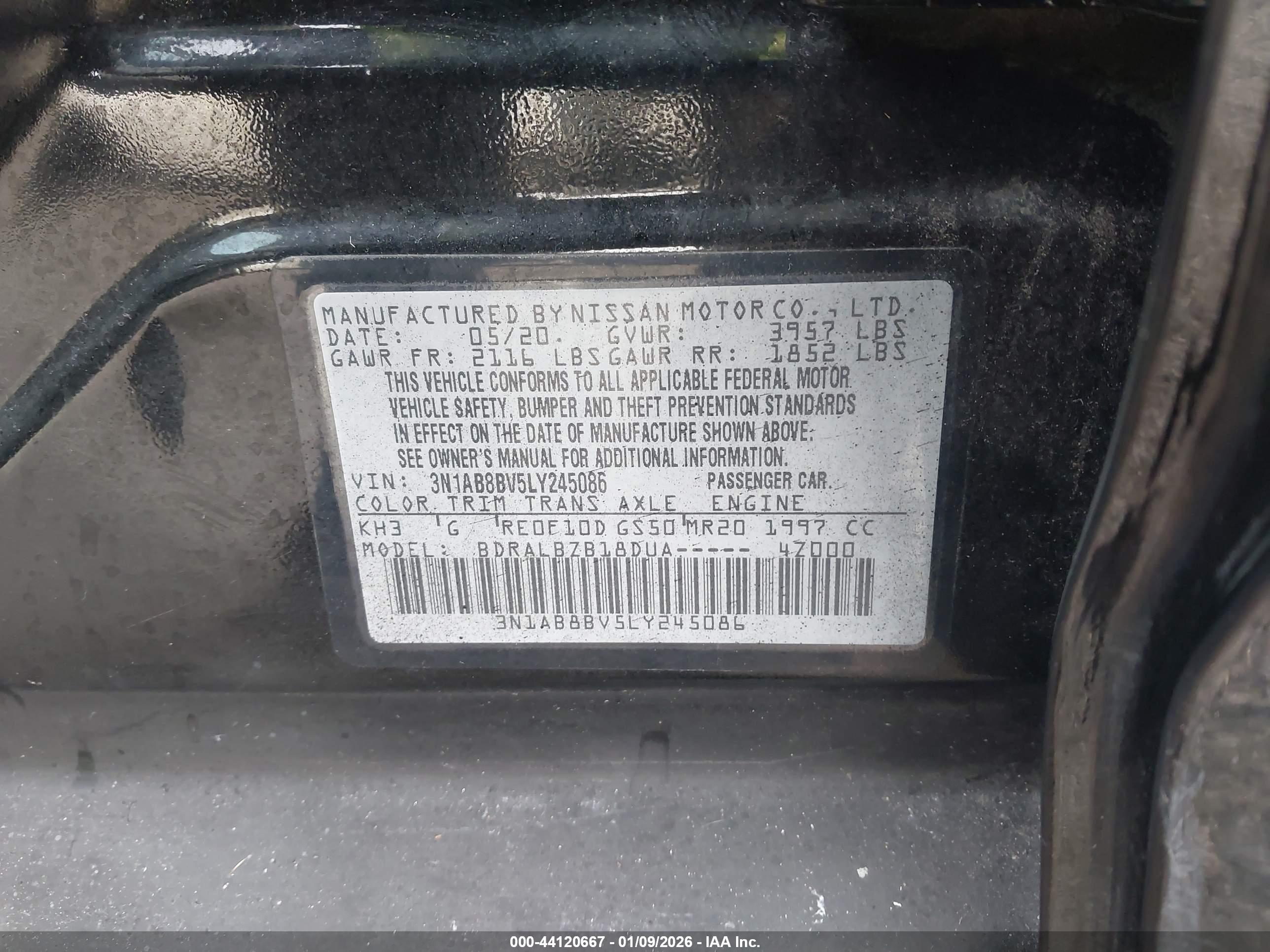 NISSAN SENTRA image 9