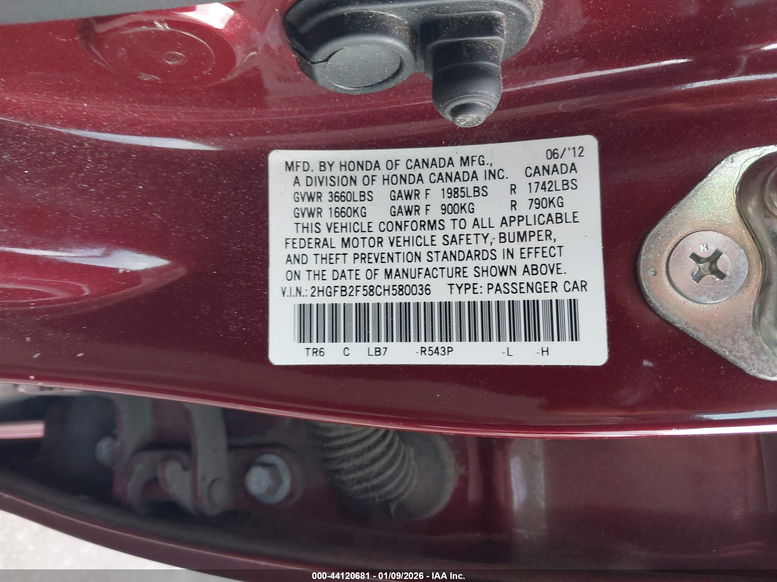 HONDA CIVIC image 9