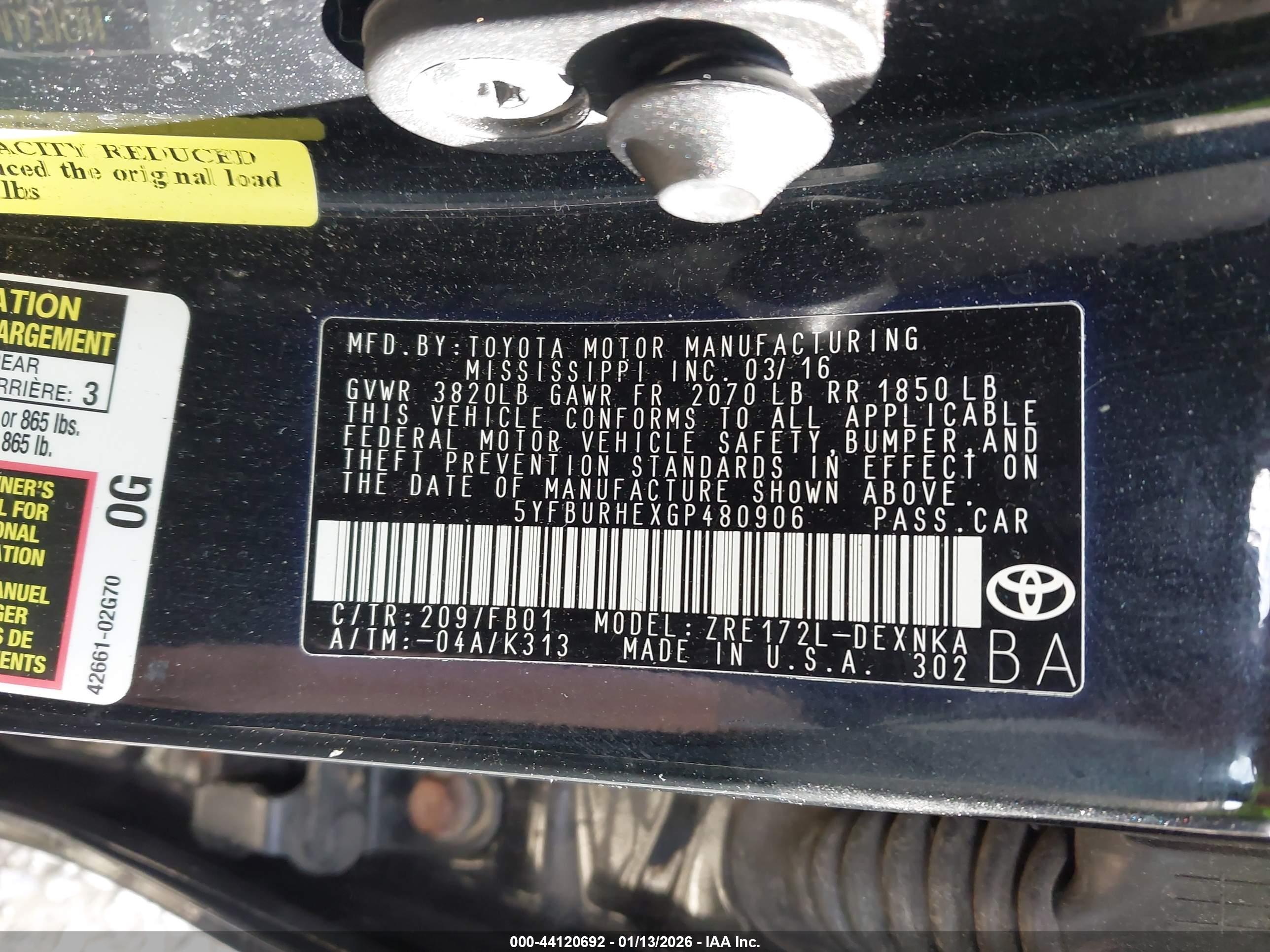 TOYOTA COROLLA image 9