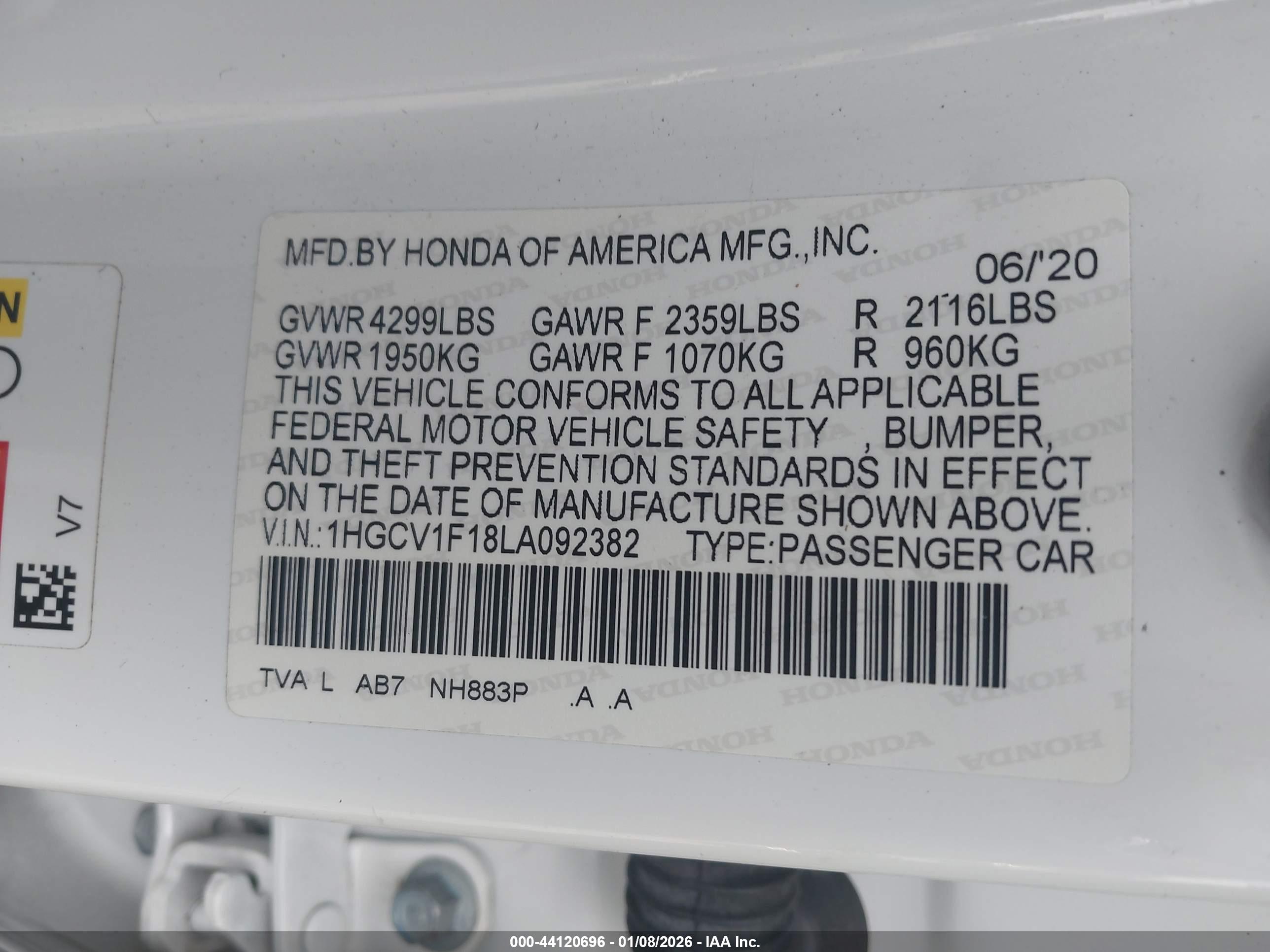 HONDA ACCORD image 9