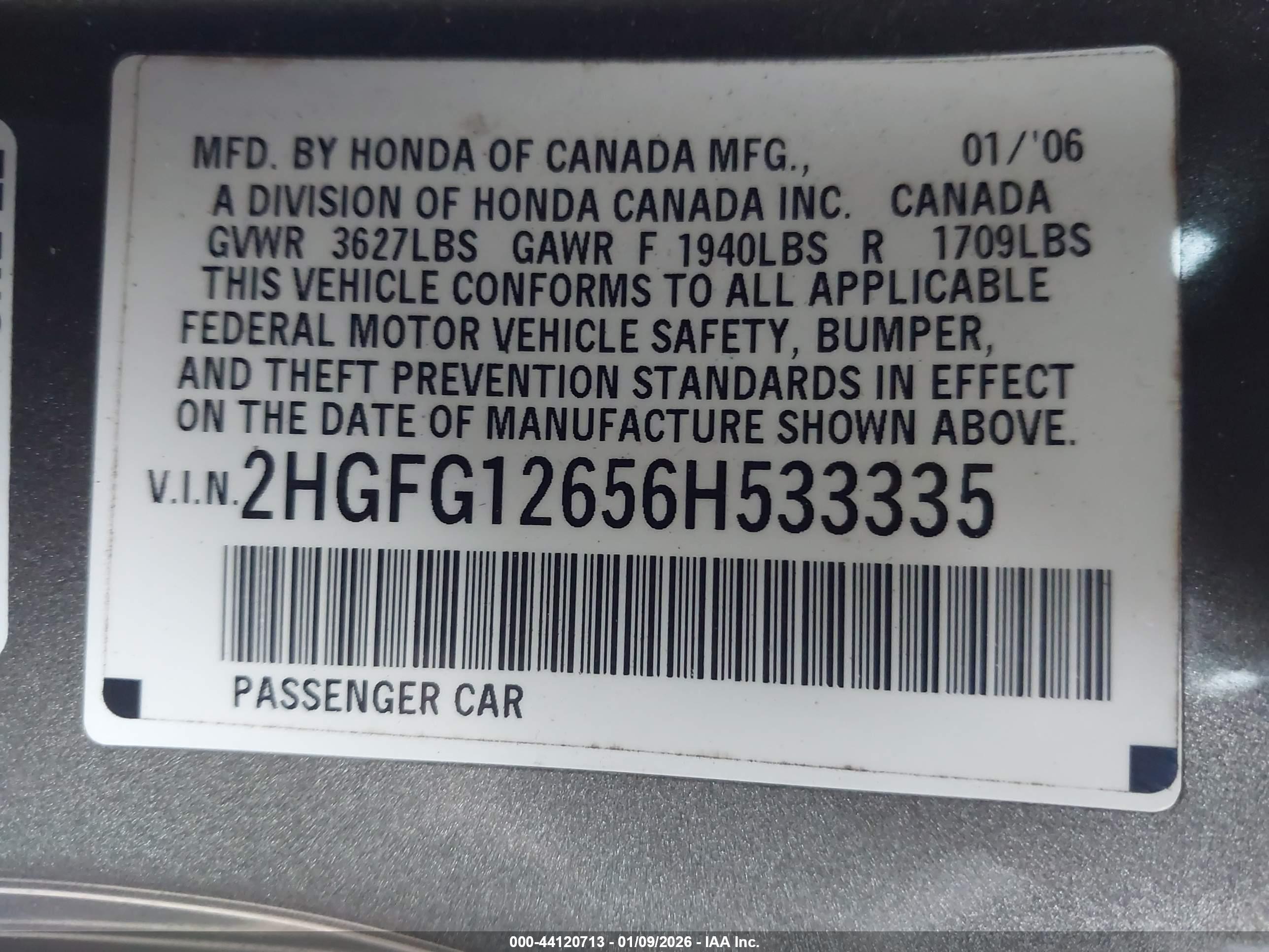 HONDA CIVIC image 9
