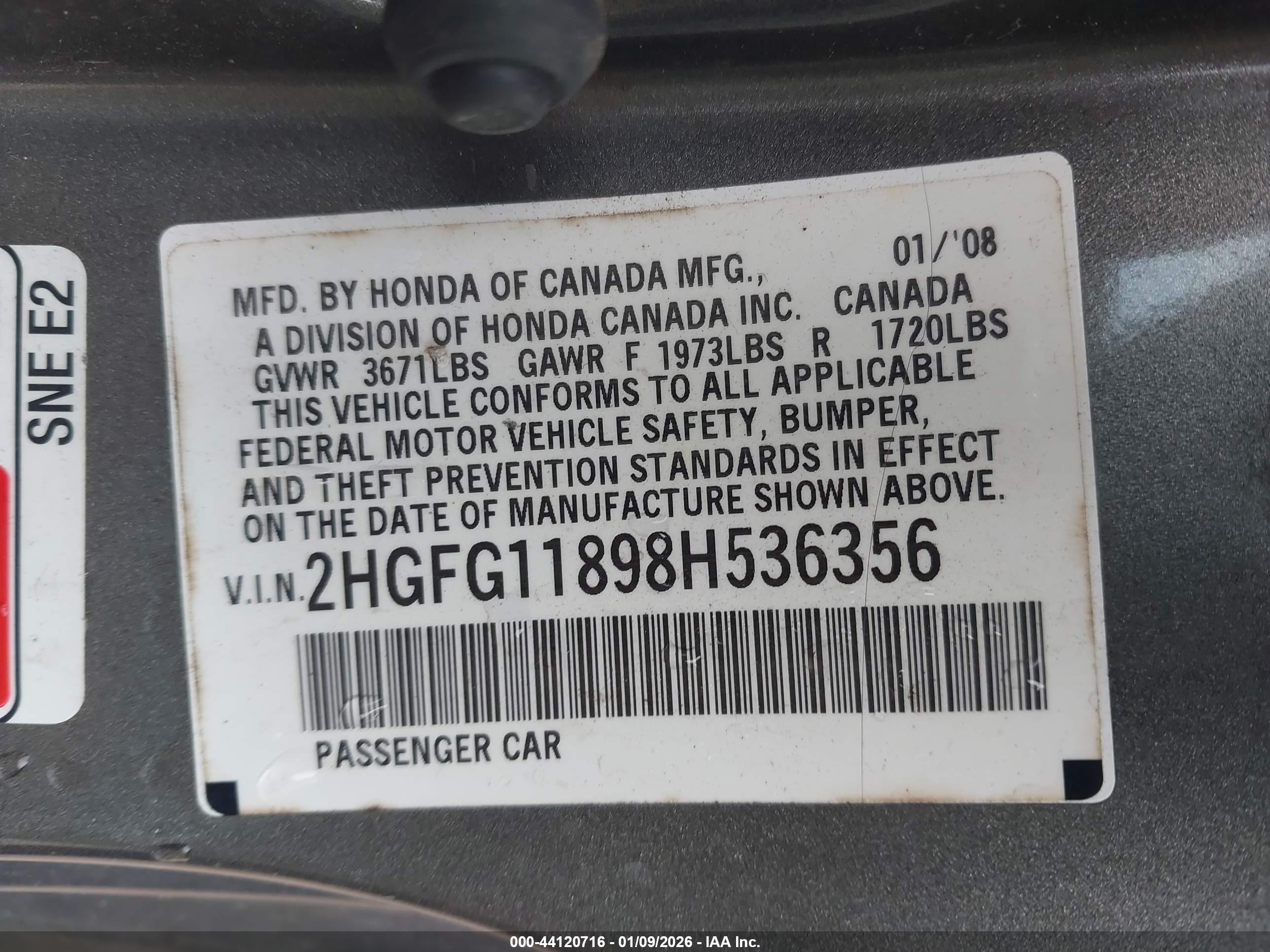HONDA CIVIC image 9