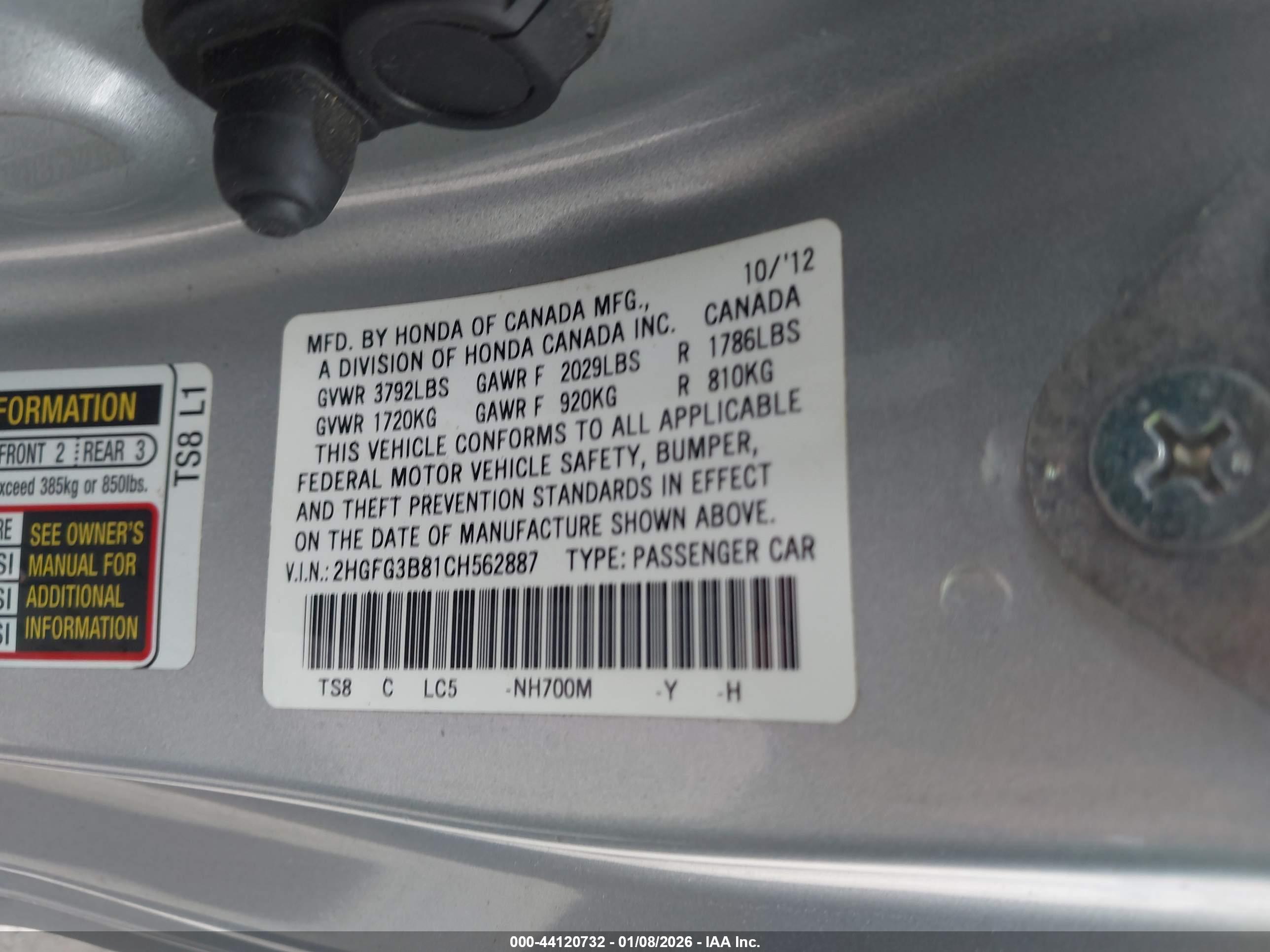 HONDA CIVIC image 9