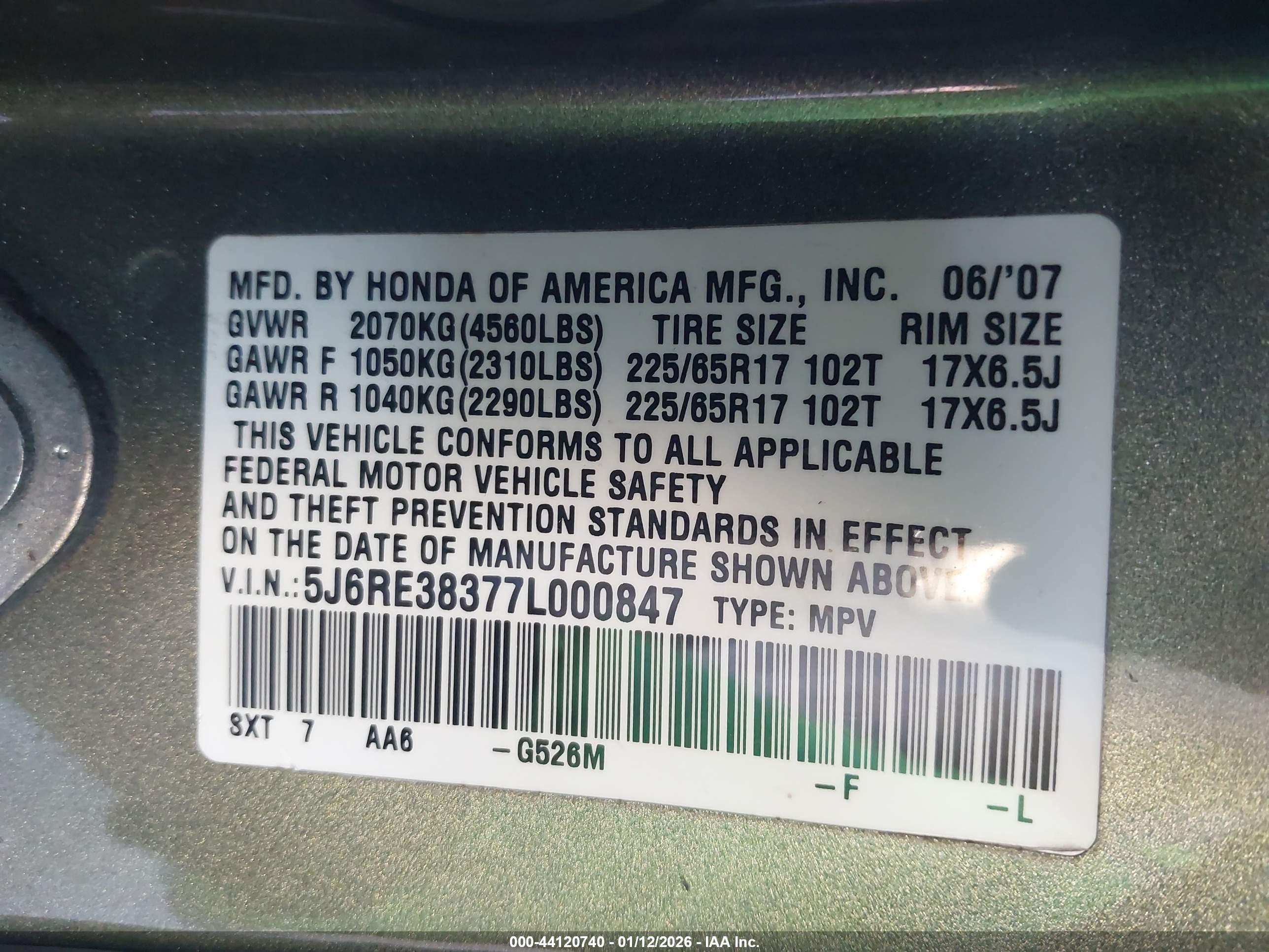 HONDA CR-V image 9