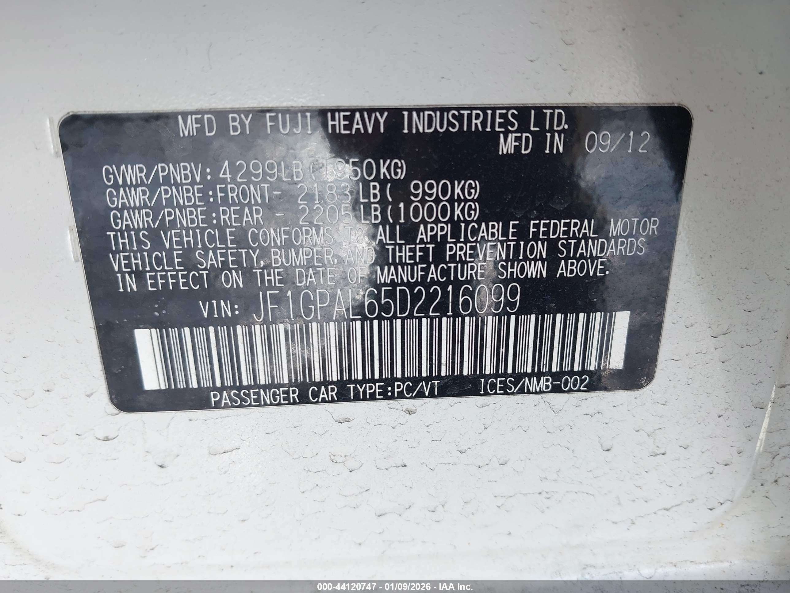 SUBARU IMPREZA image 9