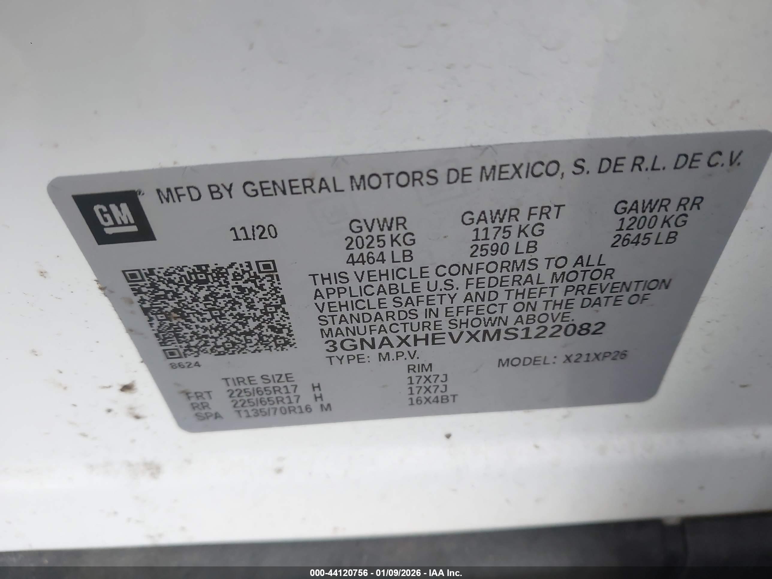CHEVROLET EQUINOX image 9