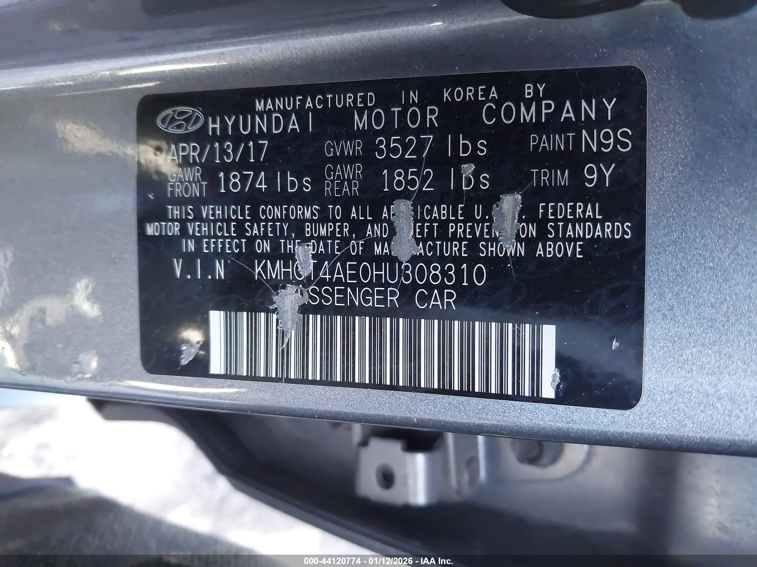 HYUNDAI ACCENT image 9