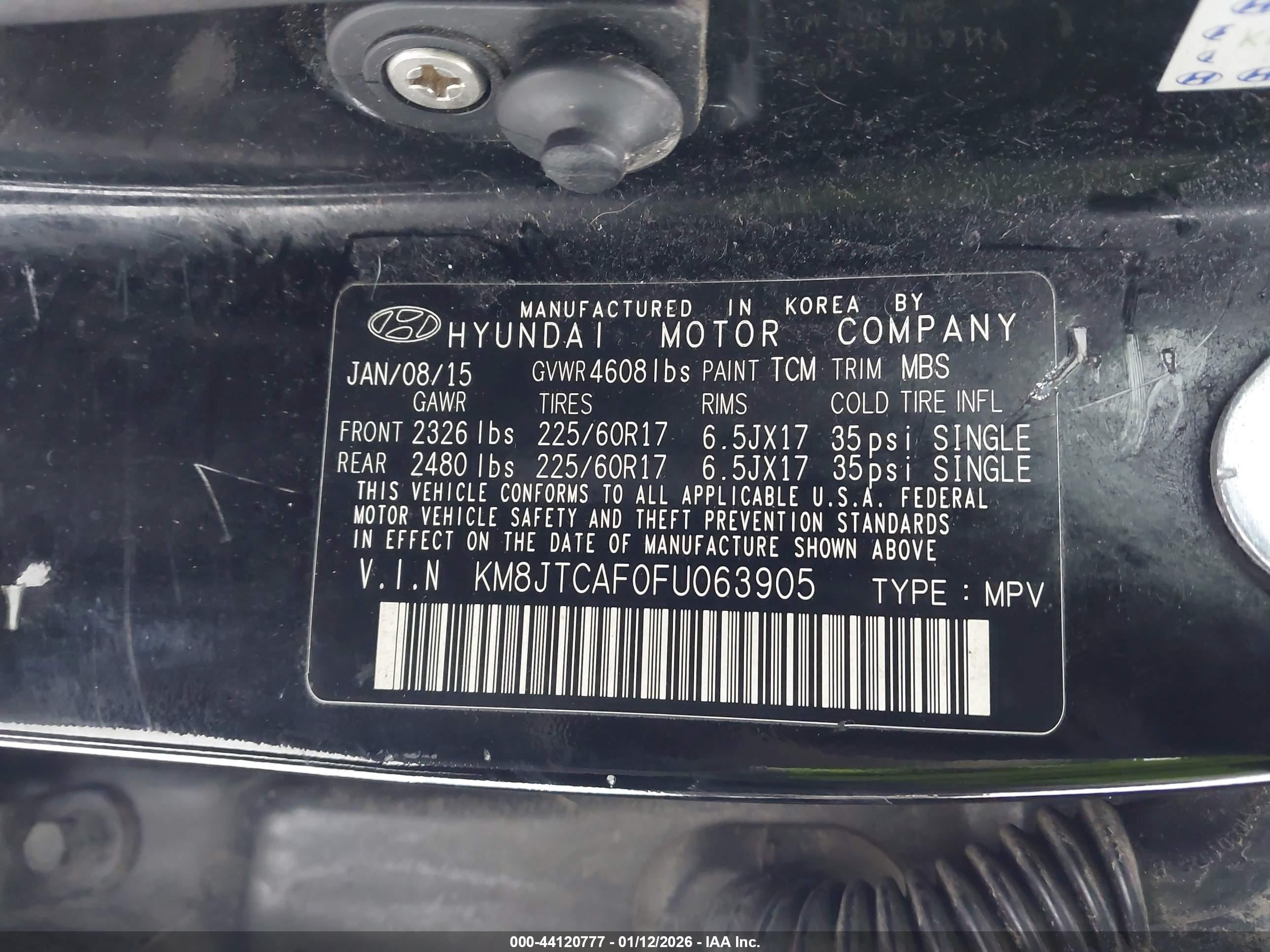 HYUNDAI TUCSON image 9