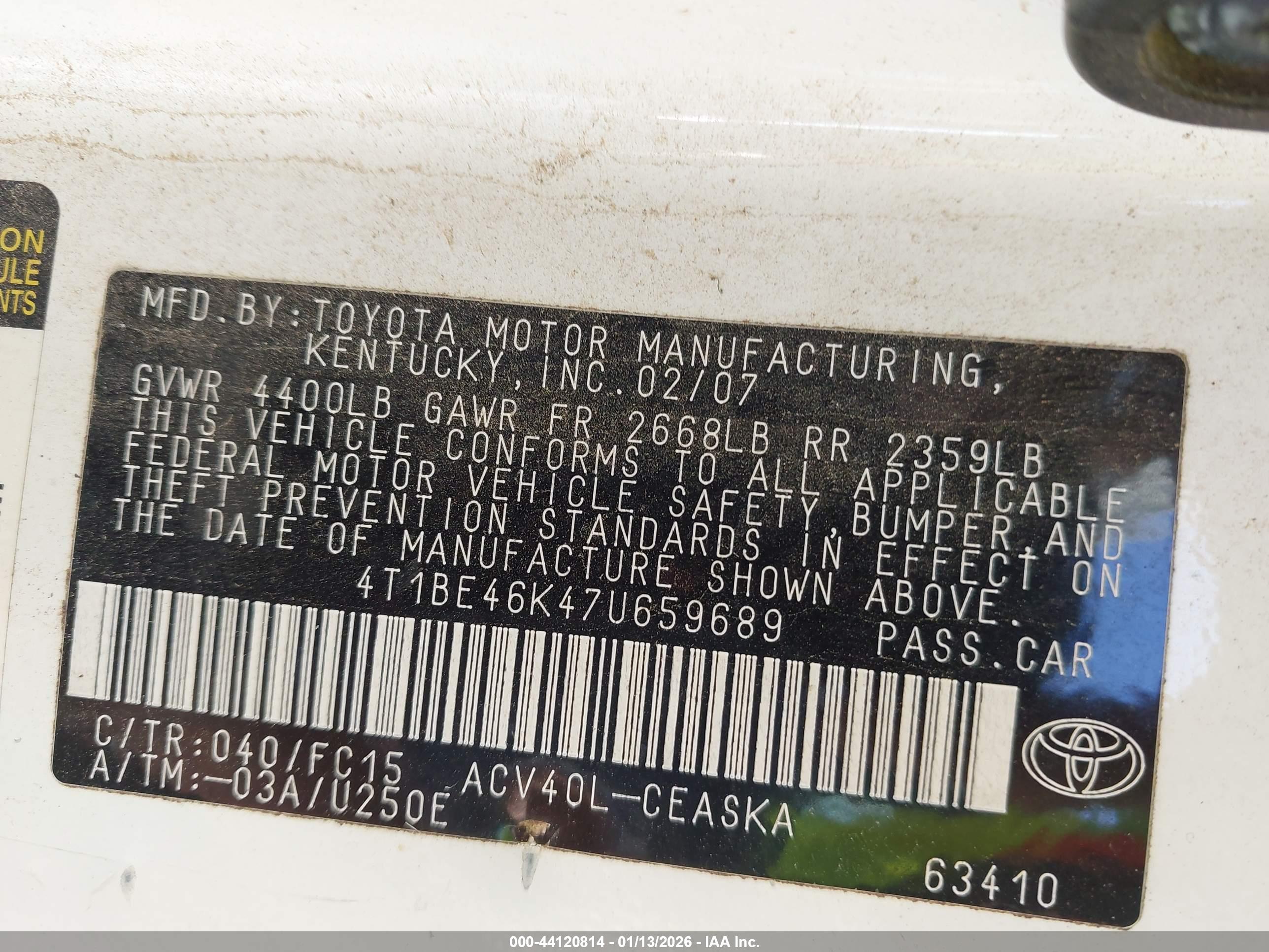 TOYOTA CAMRY image 9