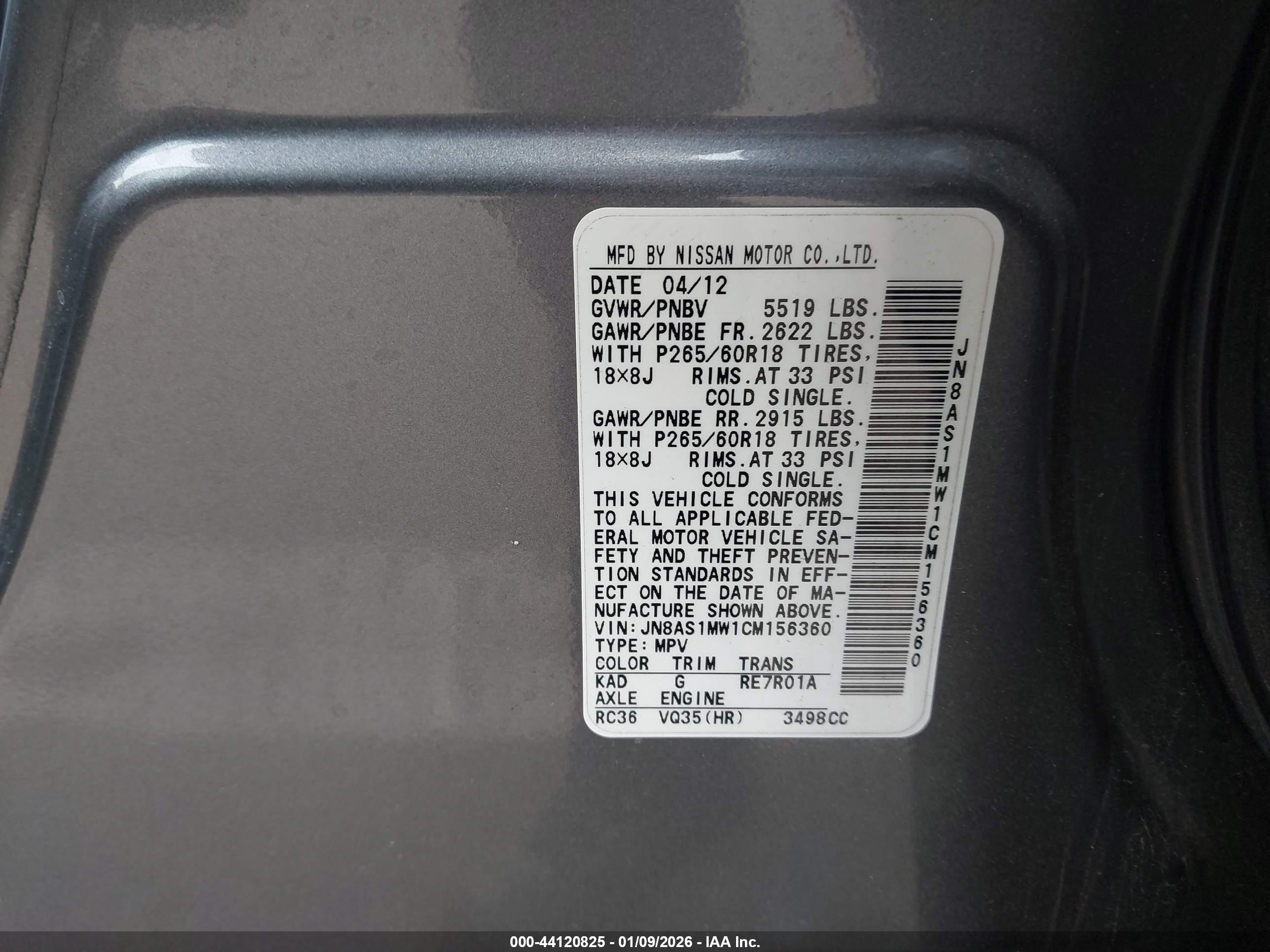 INFINITI FX35 image 9