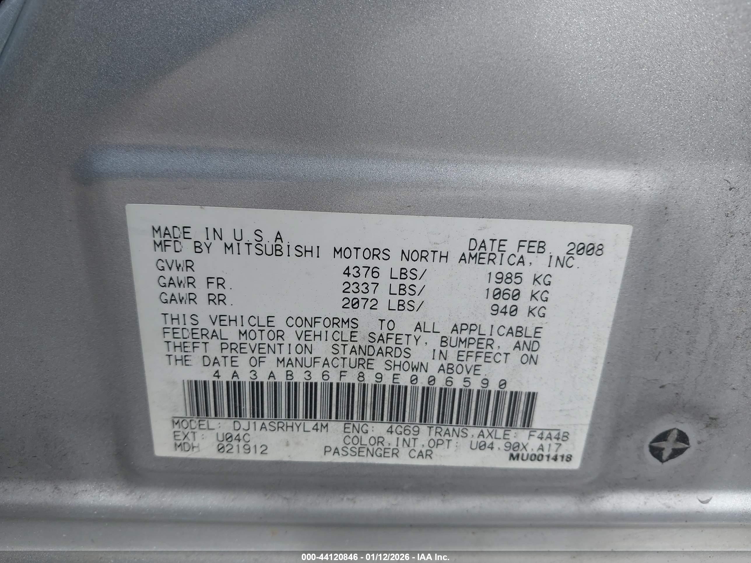 MITSUBISHI GALANT image 9