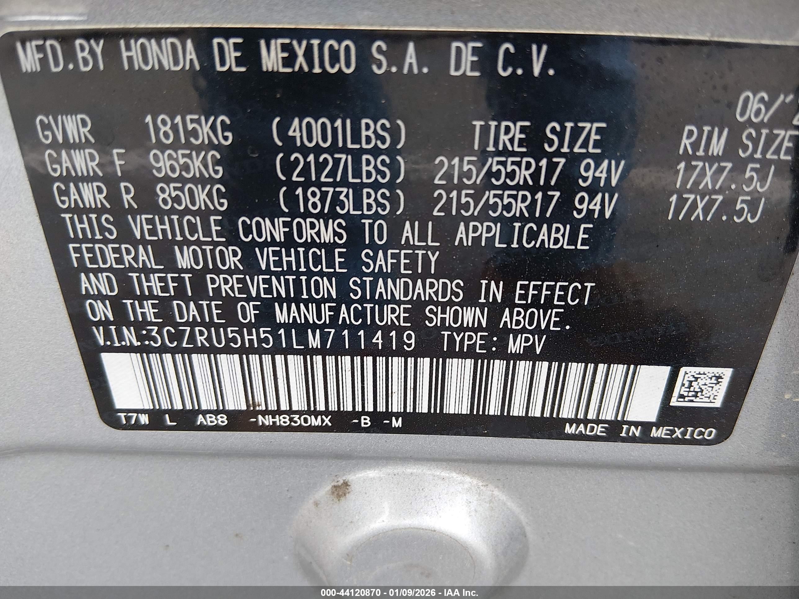 HONDA HR-V image 9