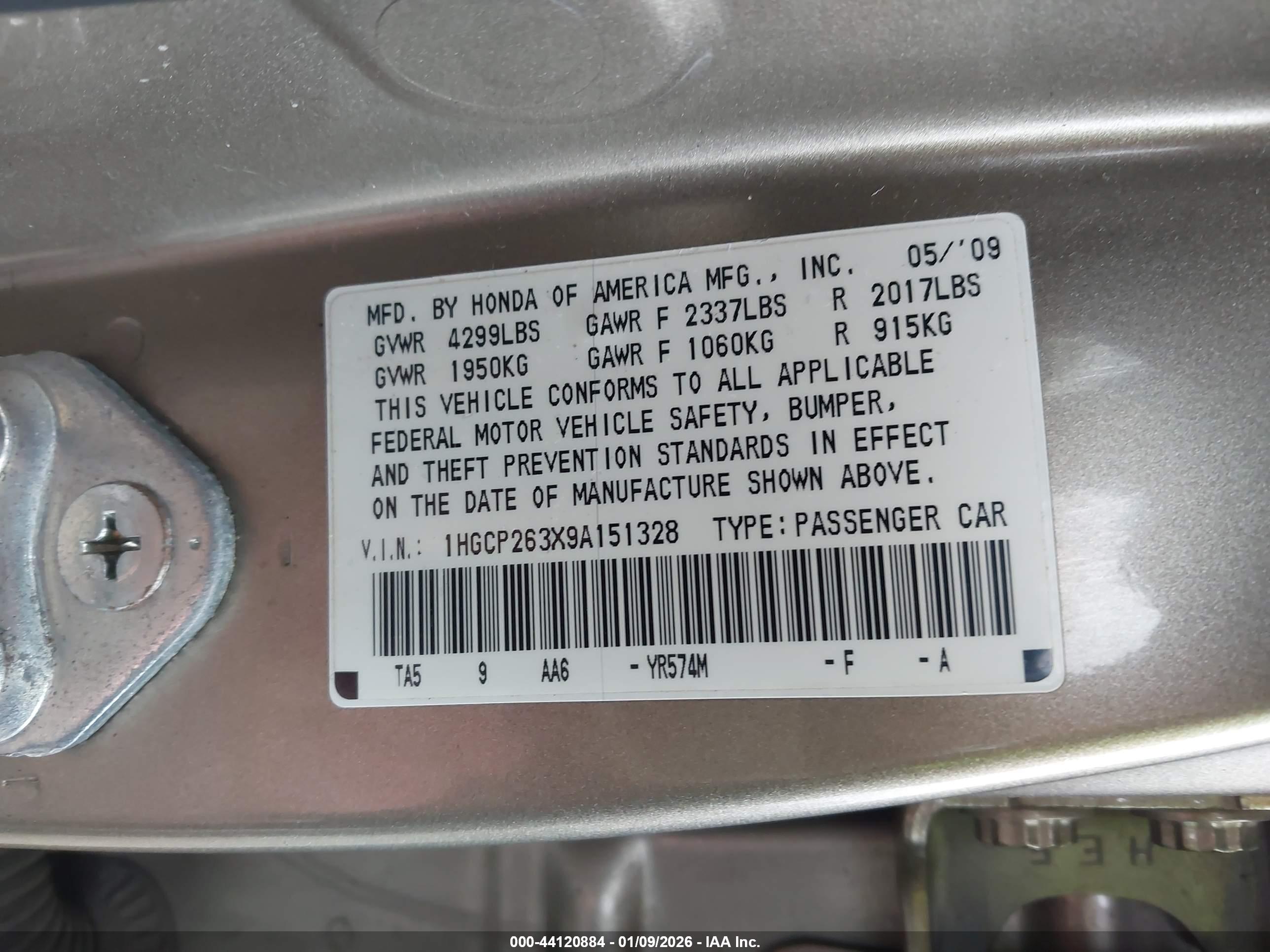 HONDA ACCORD image 9