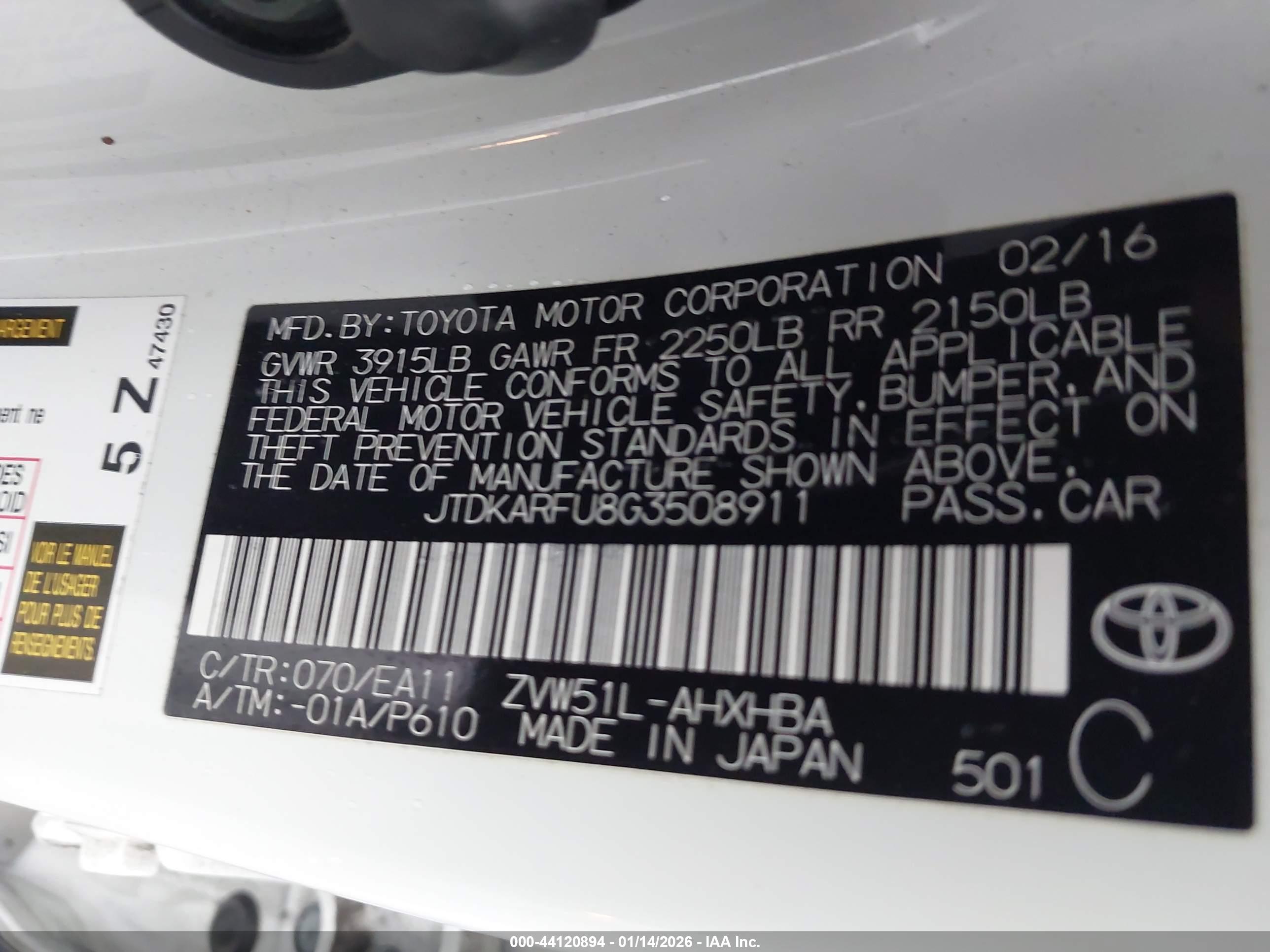 TOYOTA PRIUS image 9