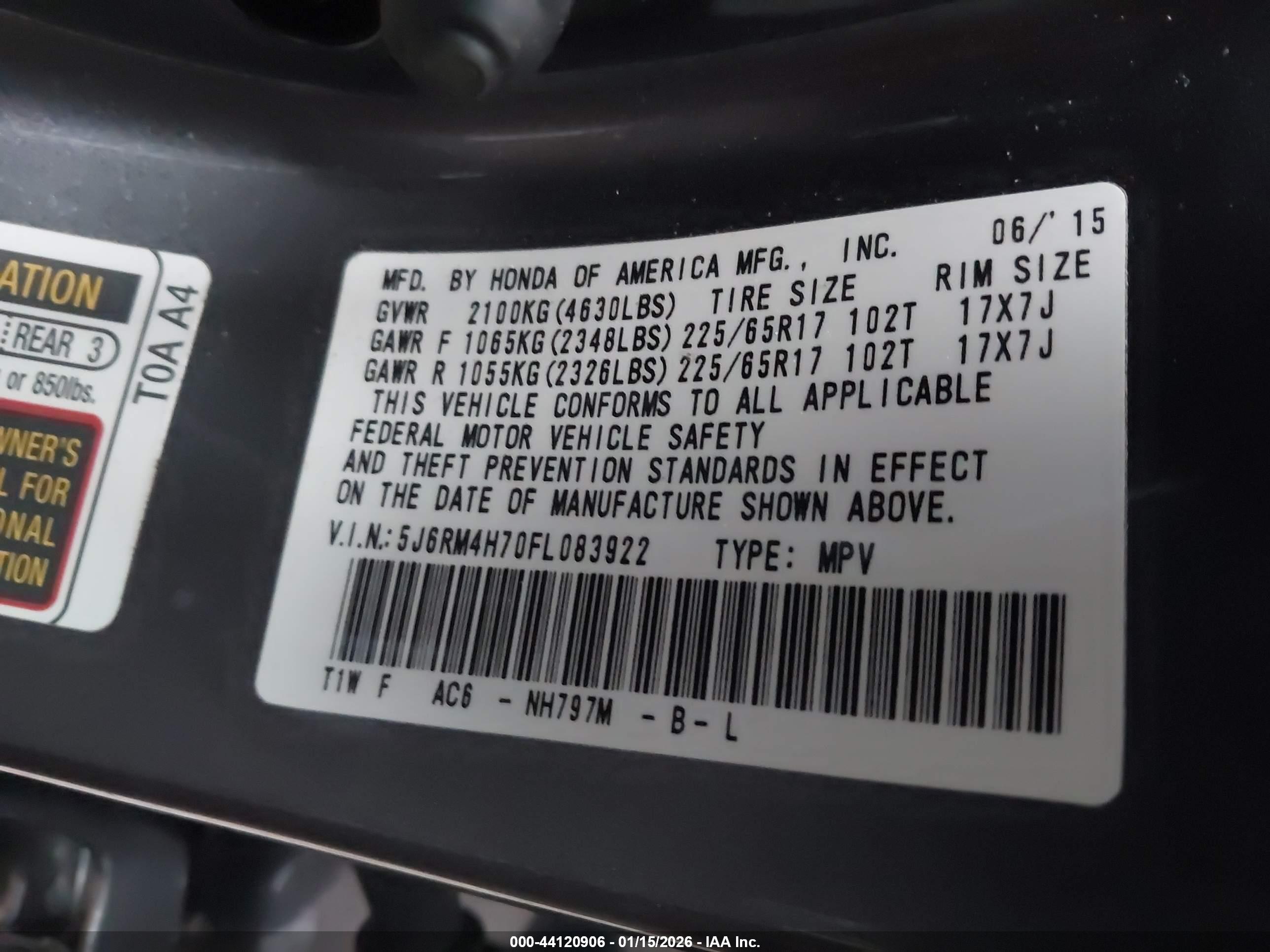 HONDA CR-V image 9