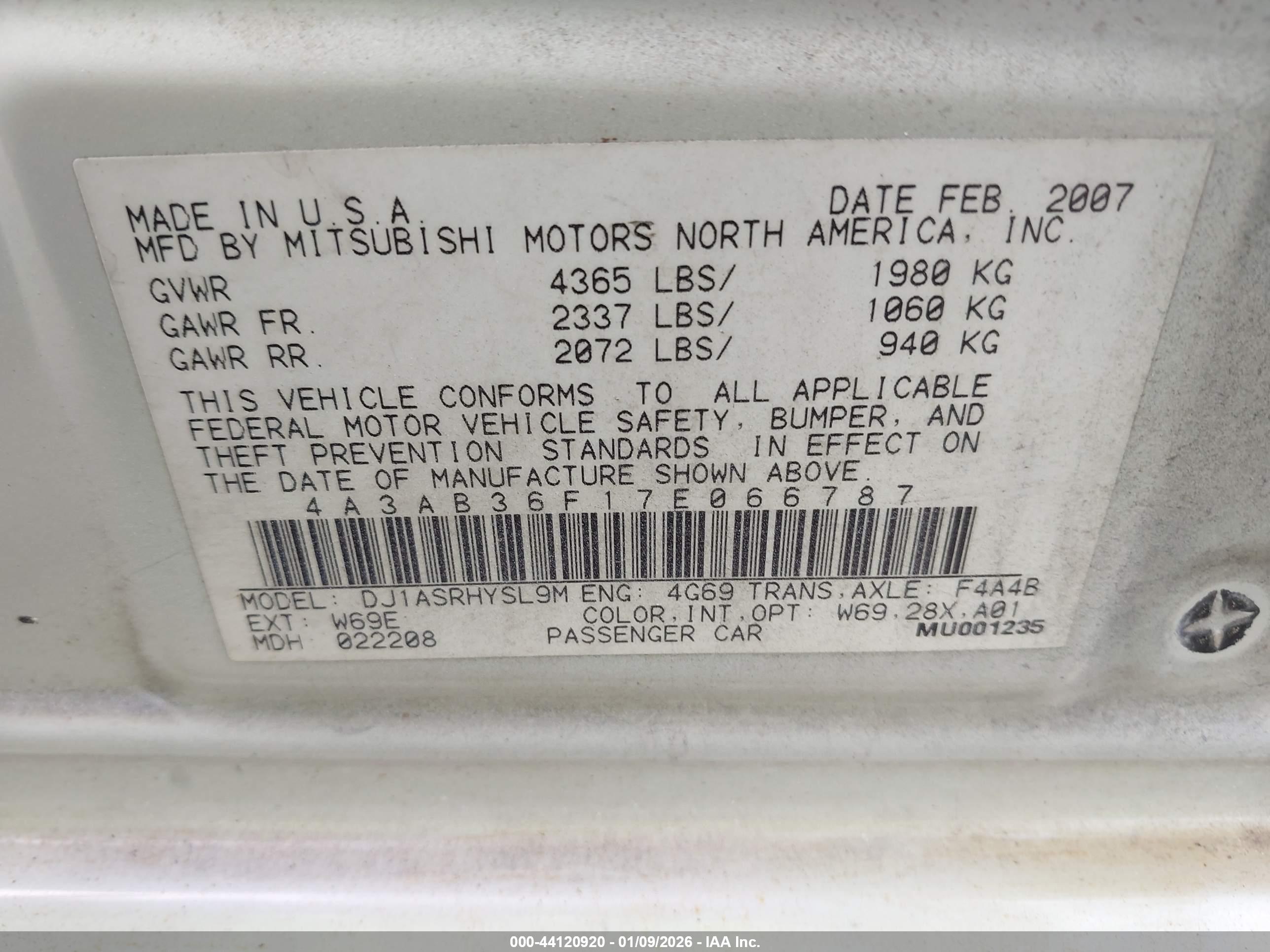 MITSUBISHI GALANT image 9