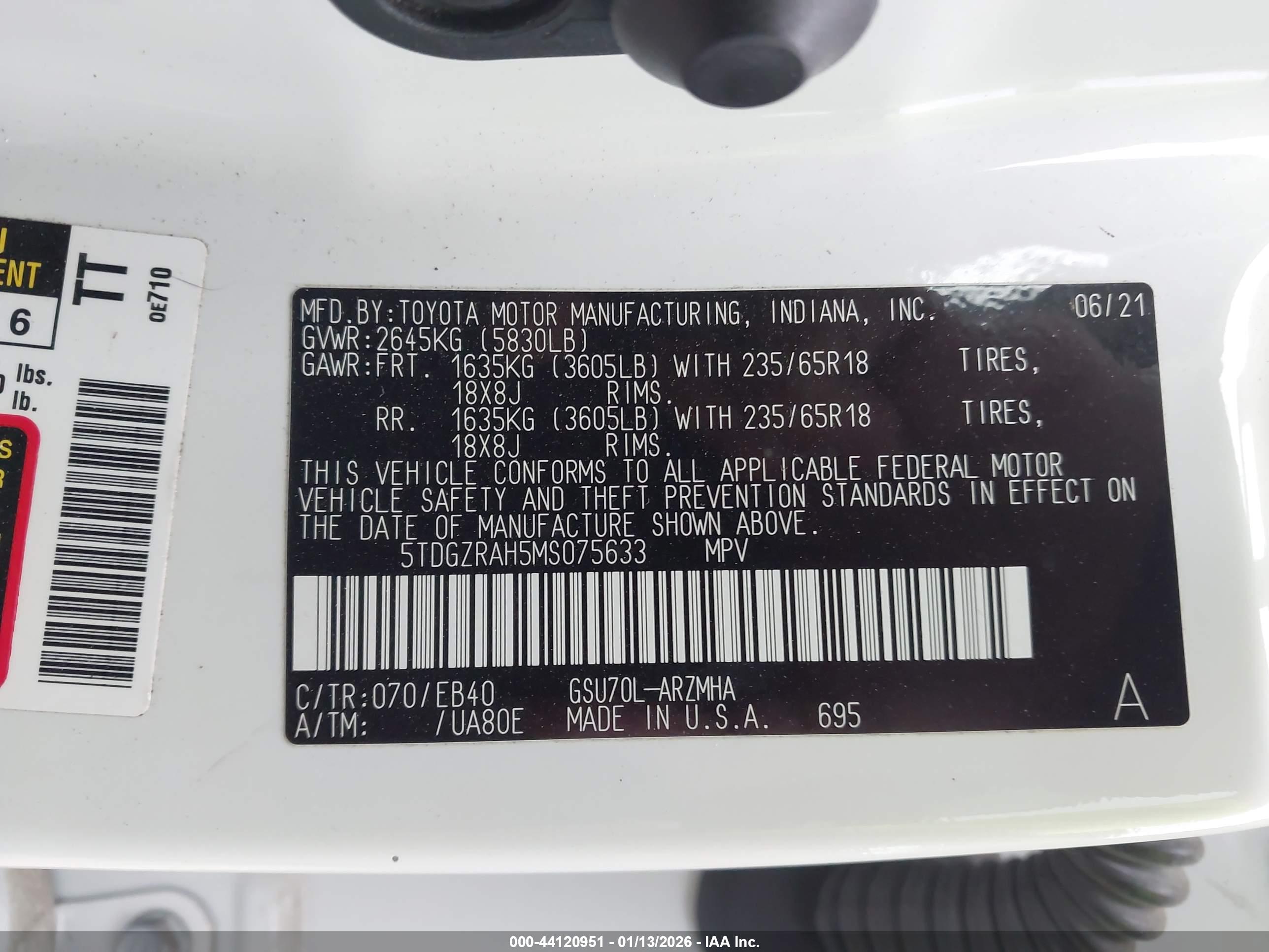 TOYOTA HIGHLANDER image 9