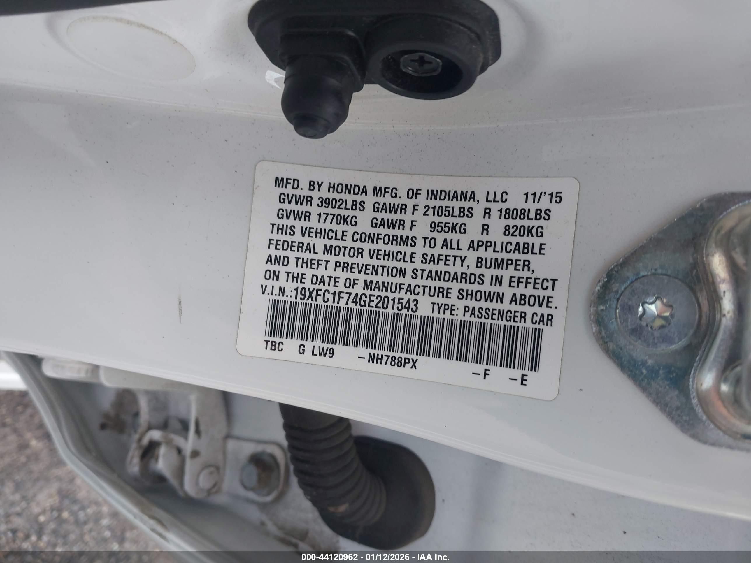 HONDA CIVIC image 9