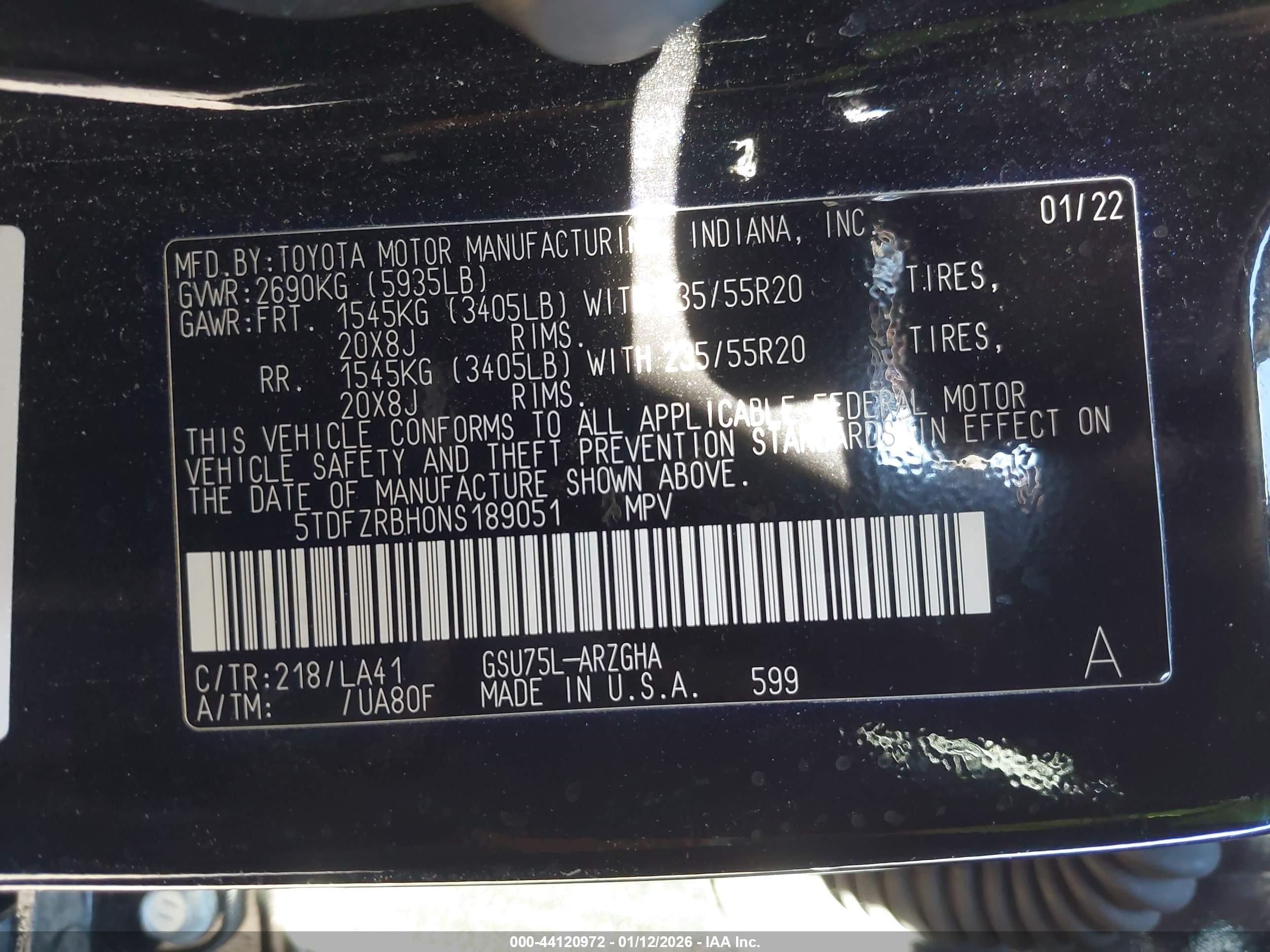 TOYOTA HIGHLANDER image 9