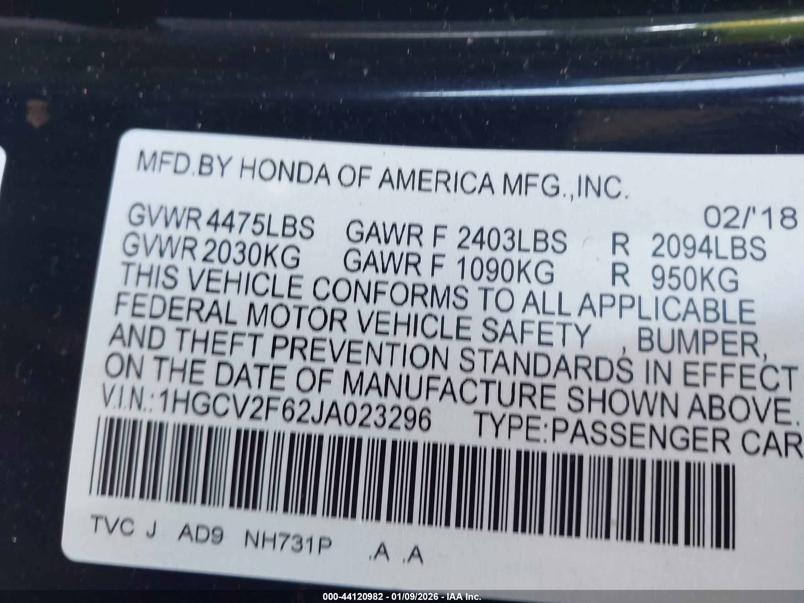 HONDA ACCORD image 9