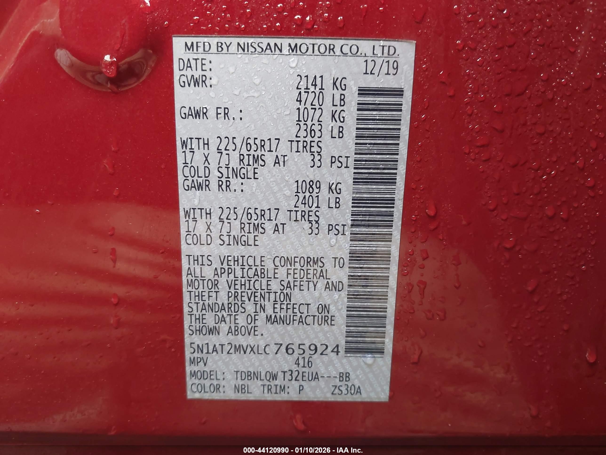 NISSAN ROGUE image 9