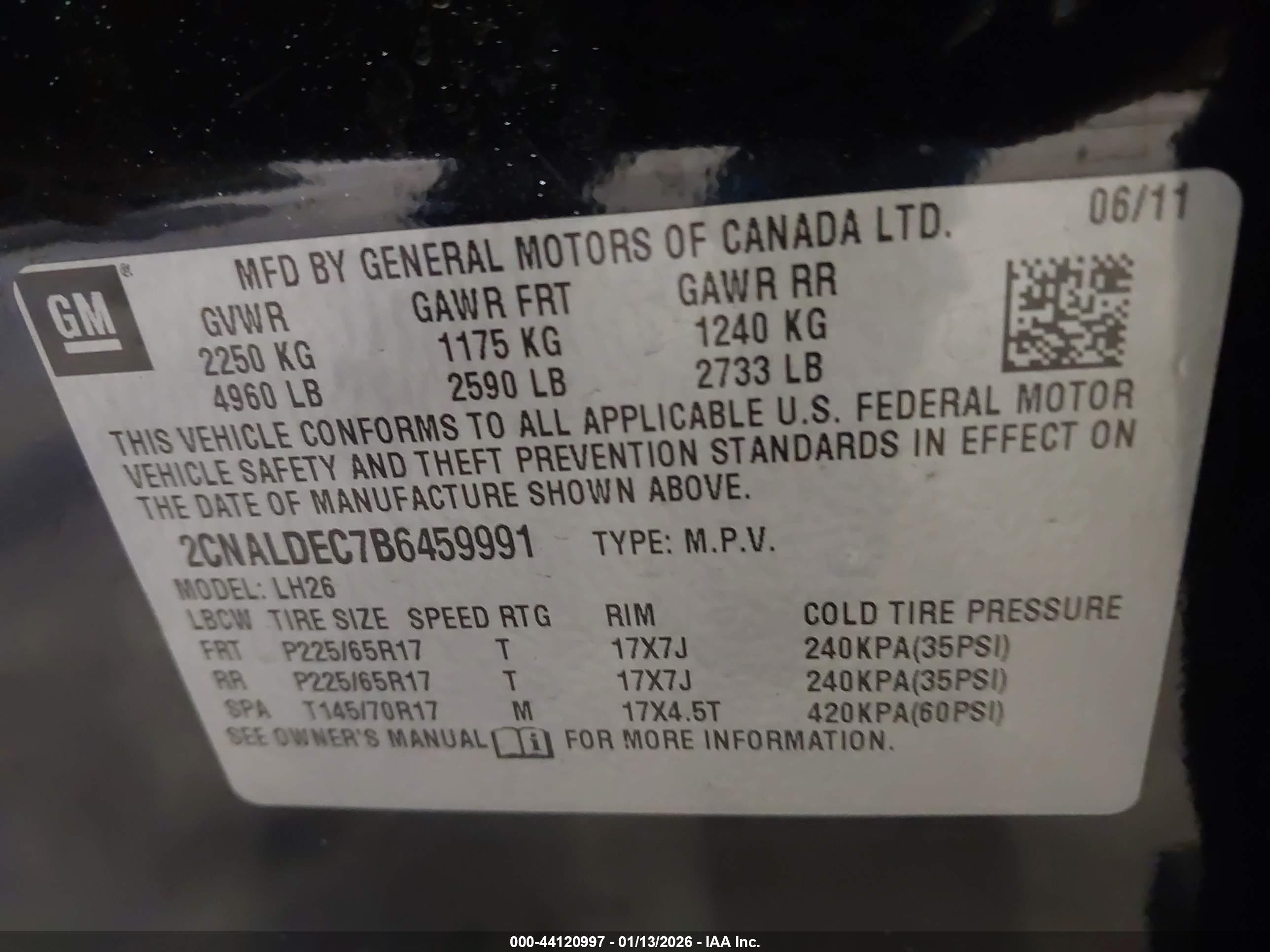 CHEVROLET EQUINOX image 9