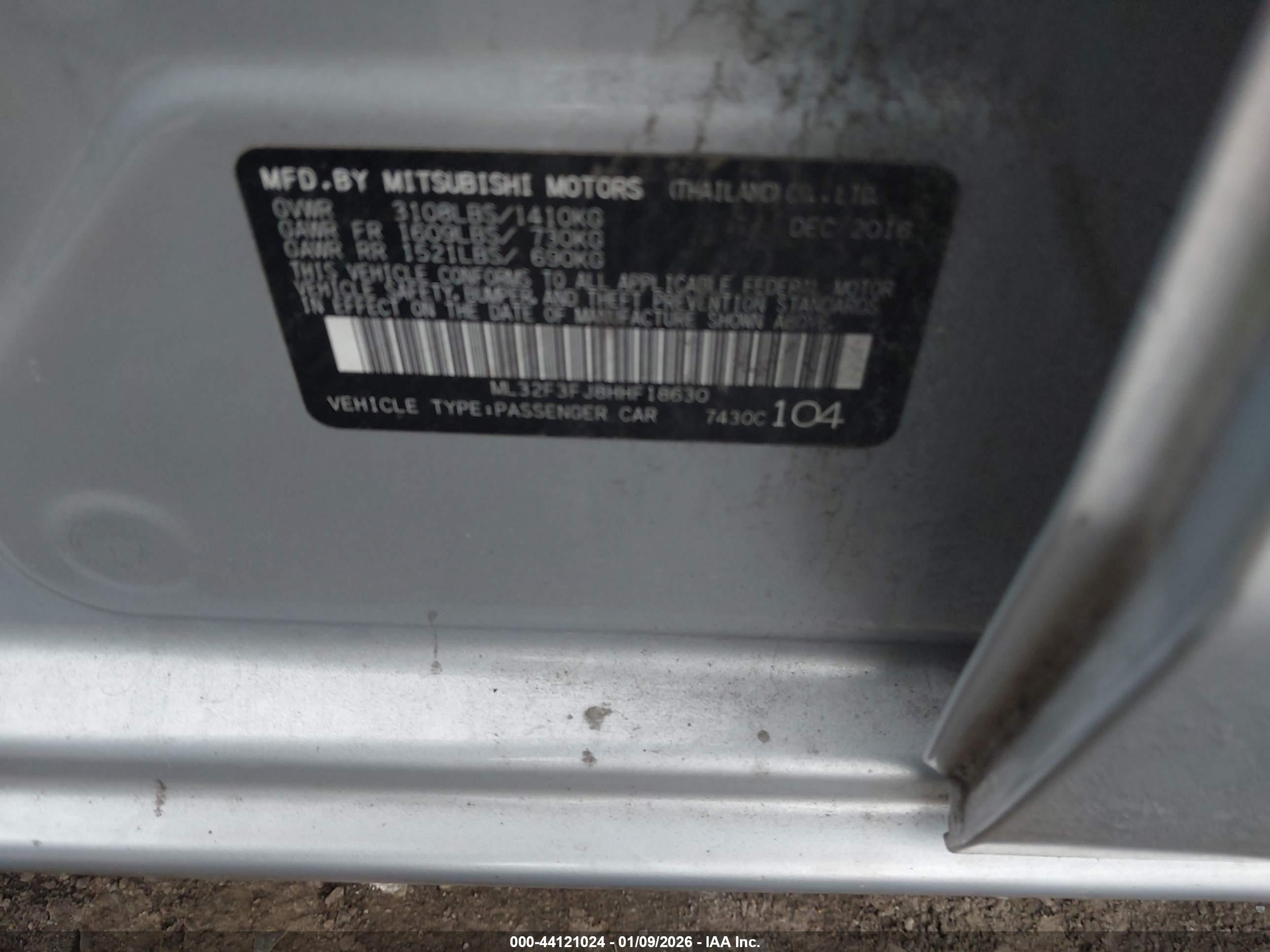 MITSUBISHI MIRAGE image 9
