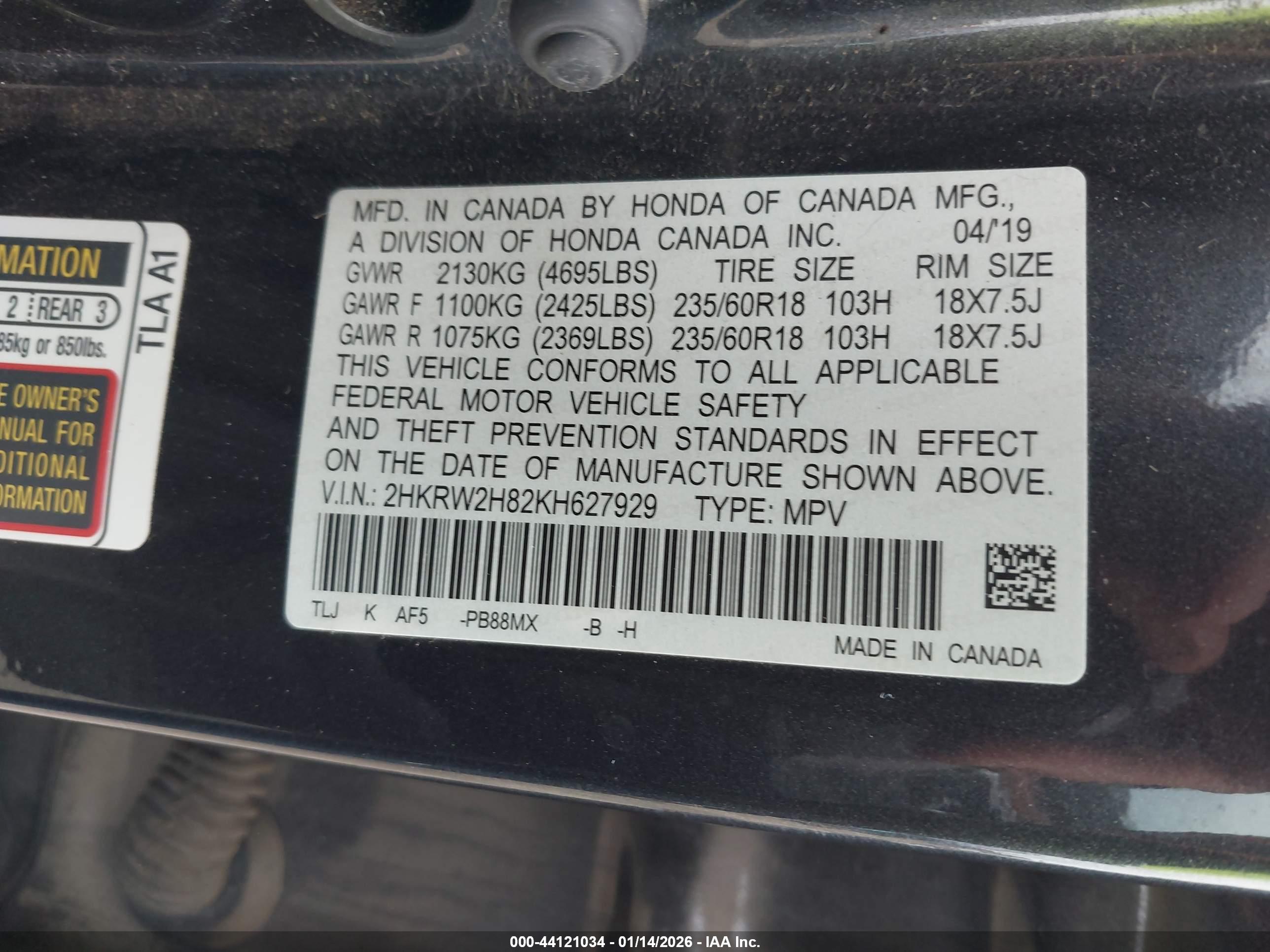 HONDA CR-V image 9