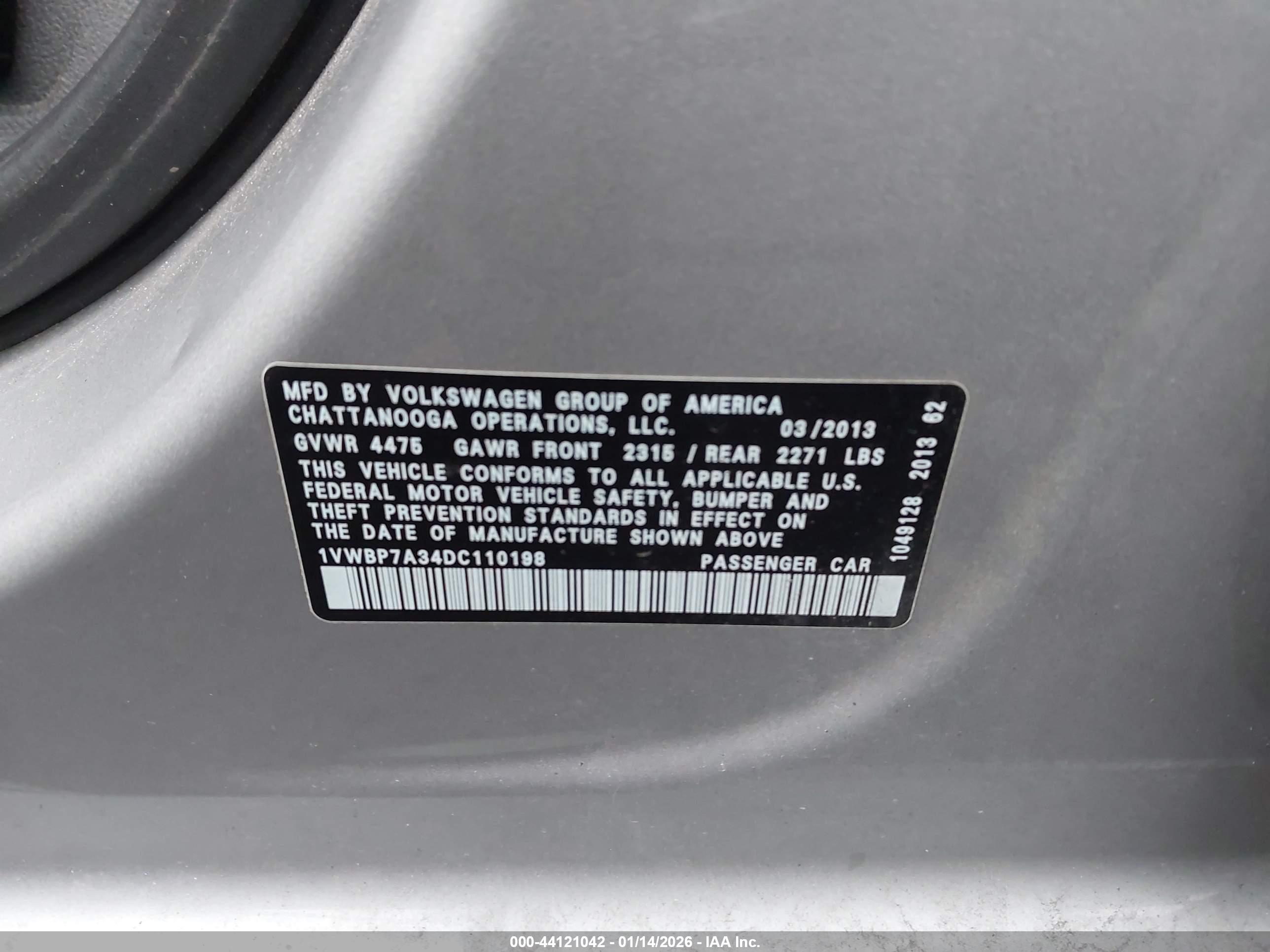 VOLKSWAGEN PASSAT image 9